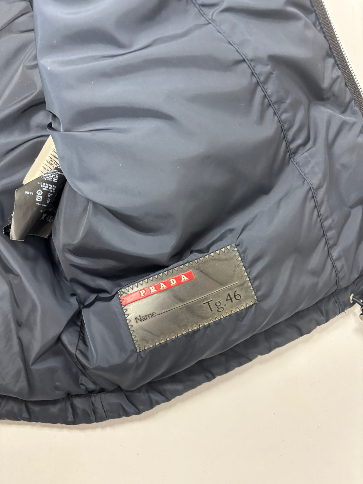 Prada Milano nylon down gilet (S)