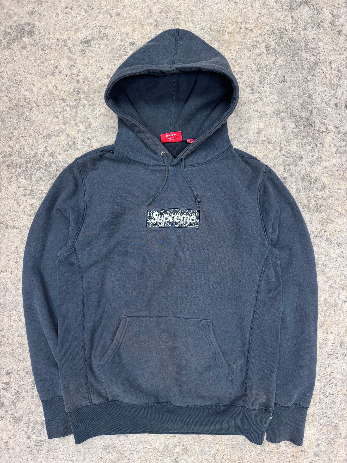 Supreme bandana box logo hoodie (M)