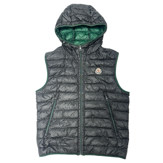 Moncler Hooded down gilet (S)