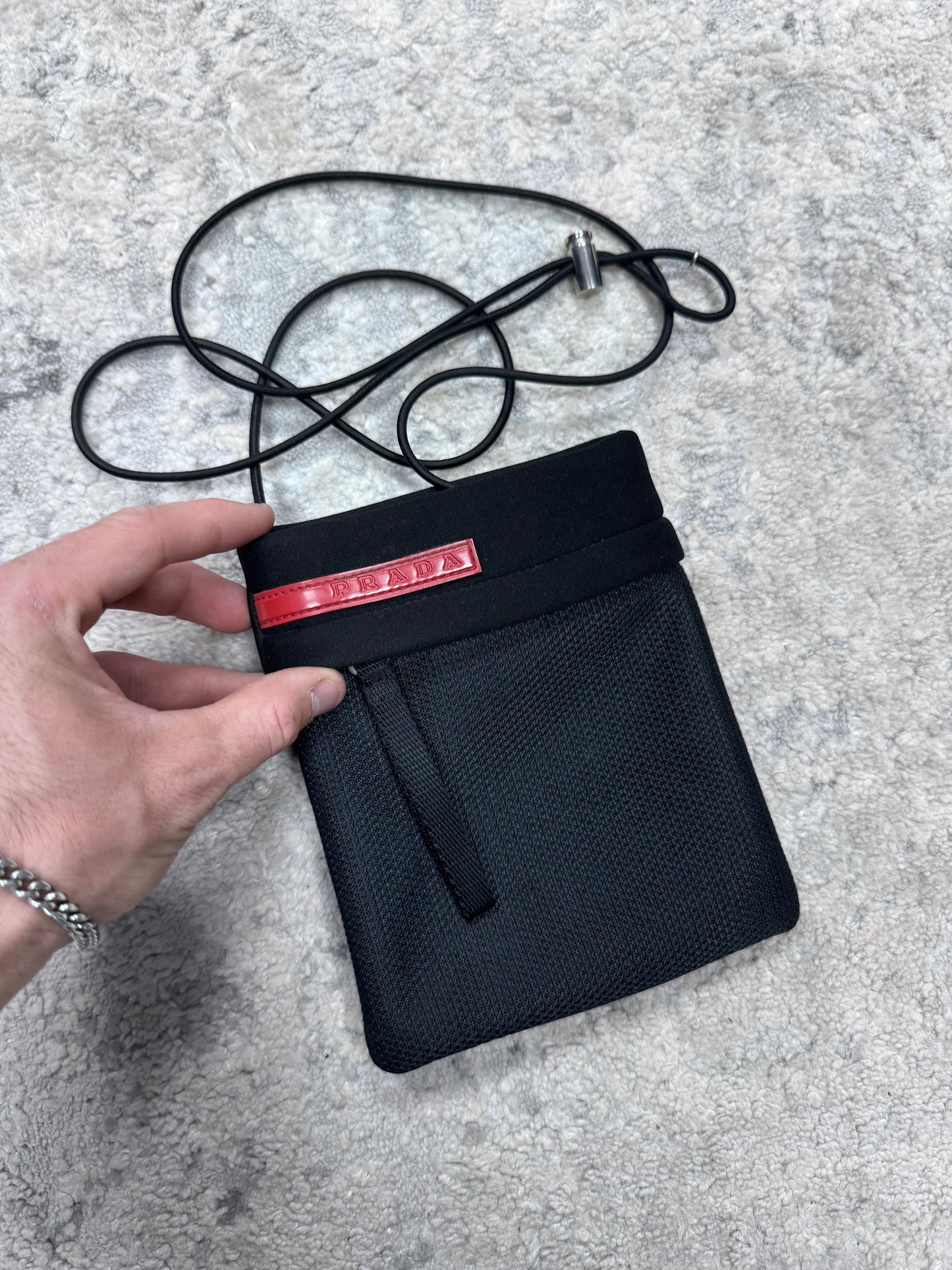 Prada sport nylon elastic shoulder bag (OS)