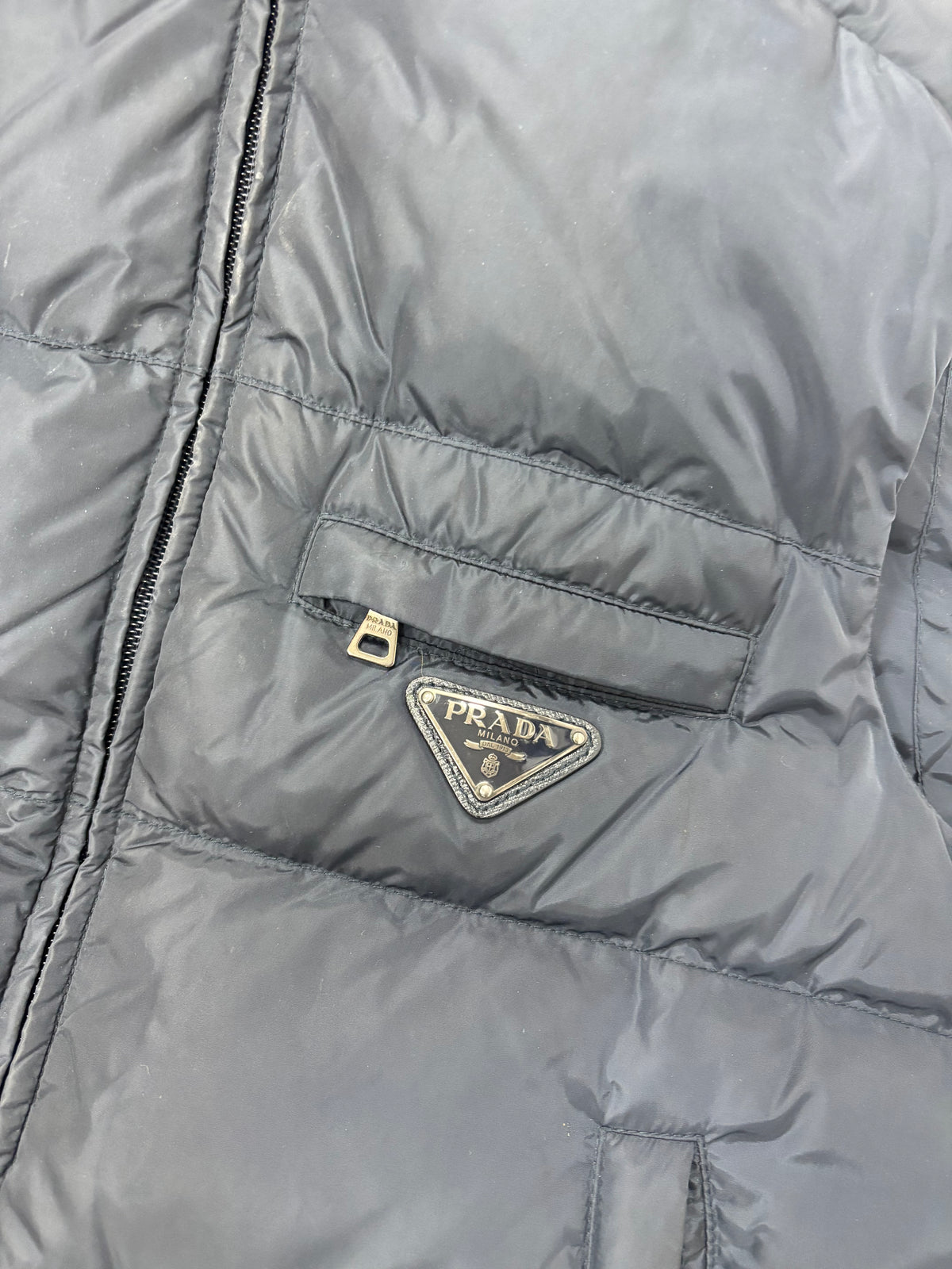 Prada Milano nylon down gilet (S)