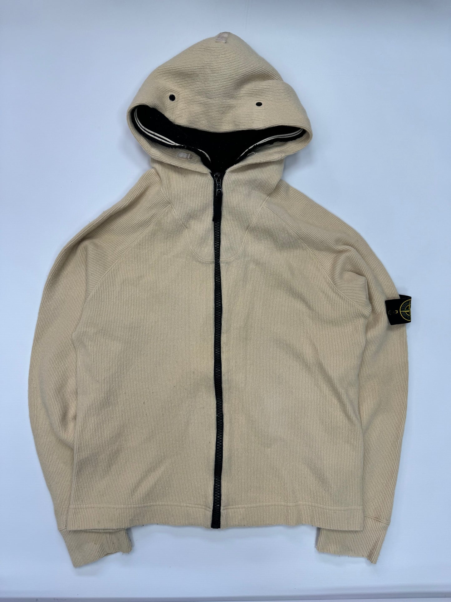 Stone island full zip knit hoodie (L)