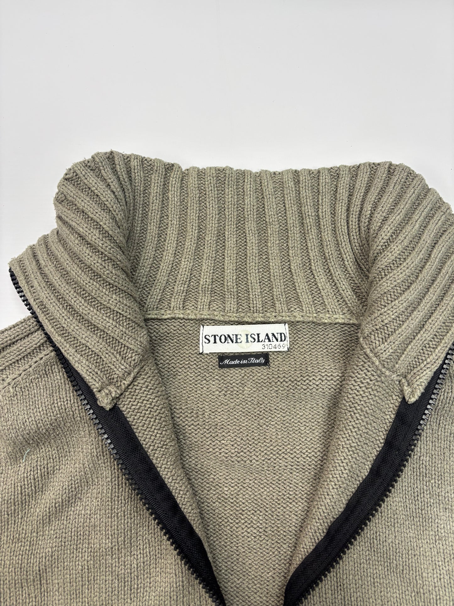Stone island full zip knit (L)