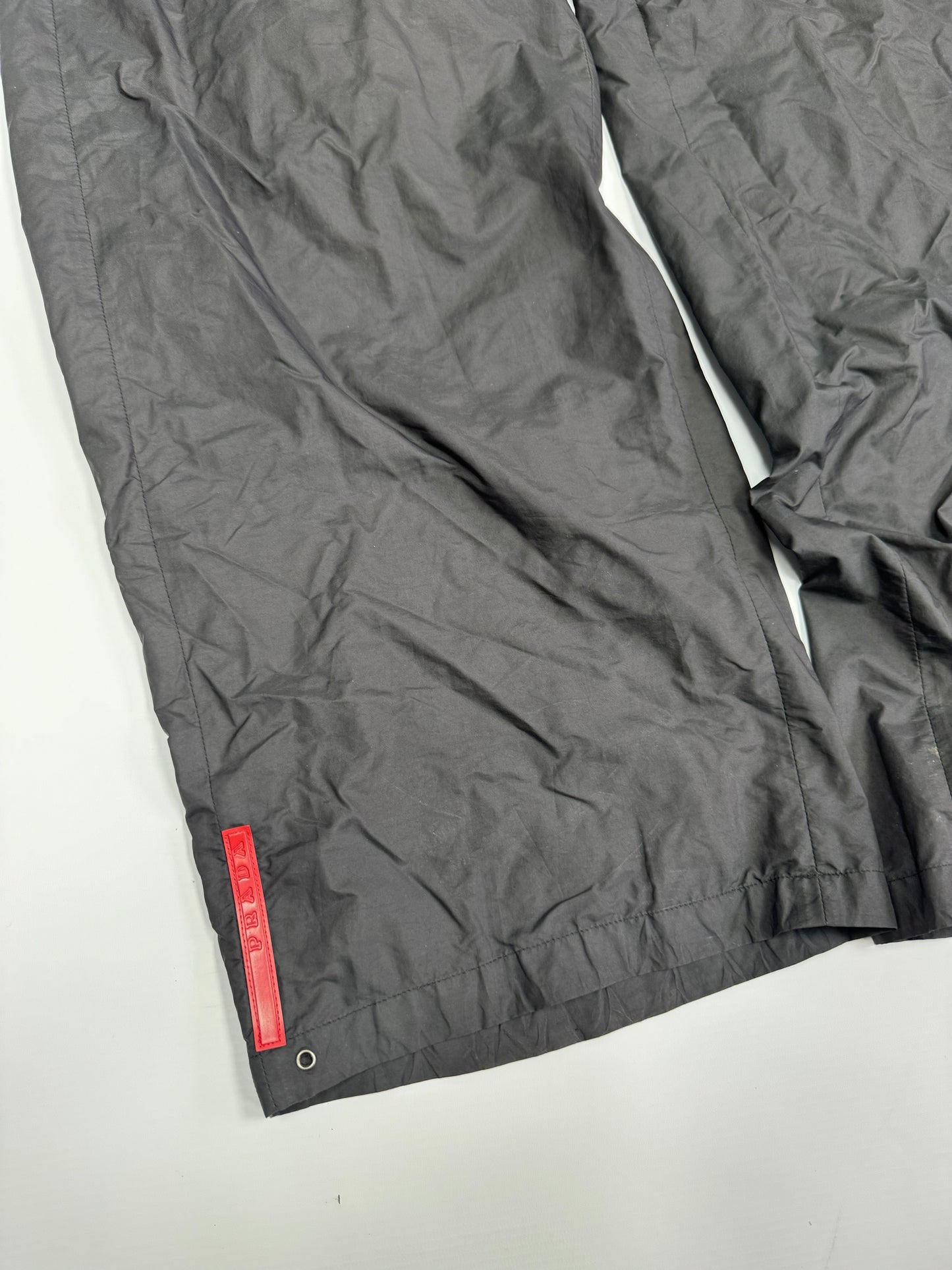 Prada sport nylon track pants (L)