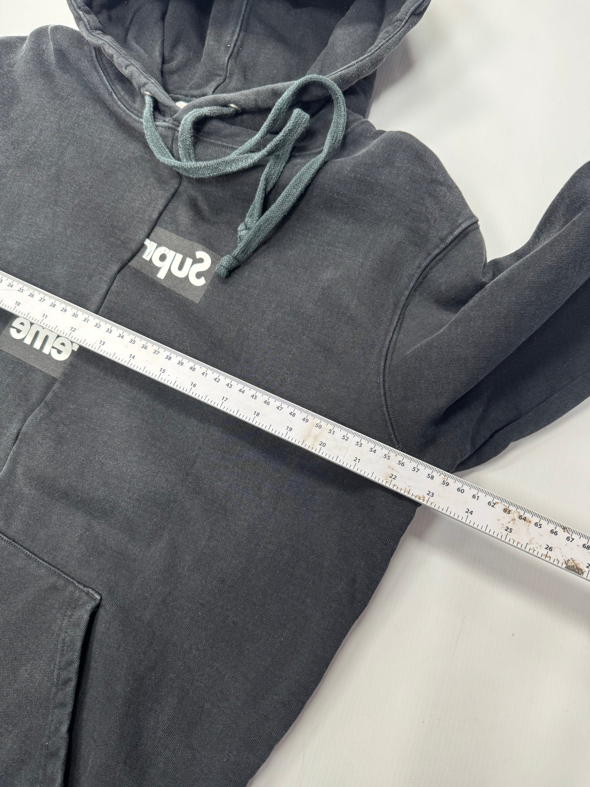 Supreme x comme des garçon split box logo hoodie (M)