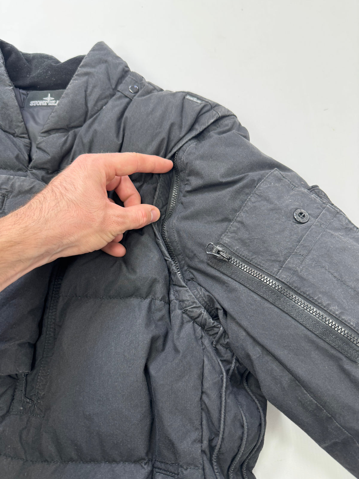 Stone island shadow project down jacket (S)