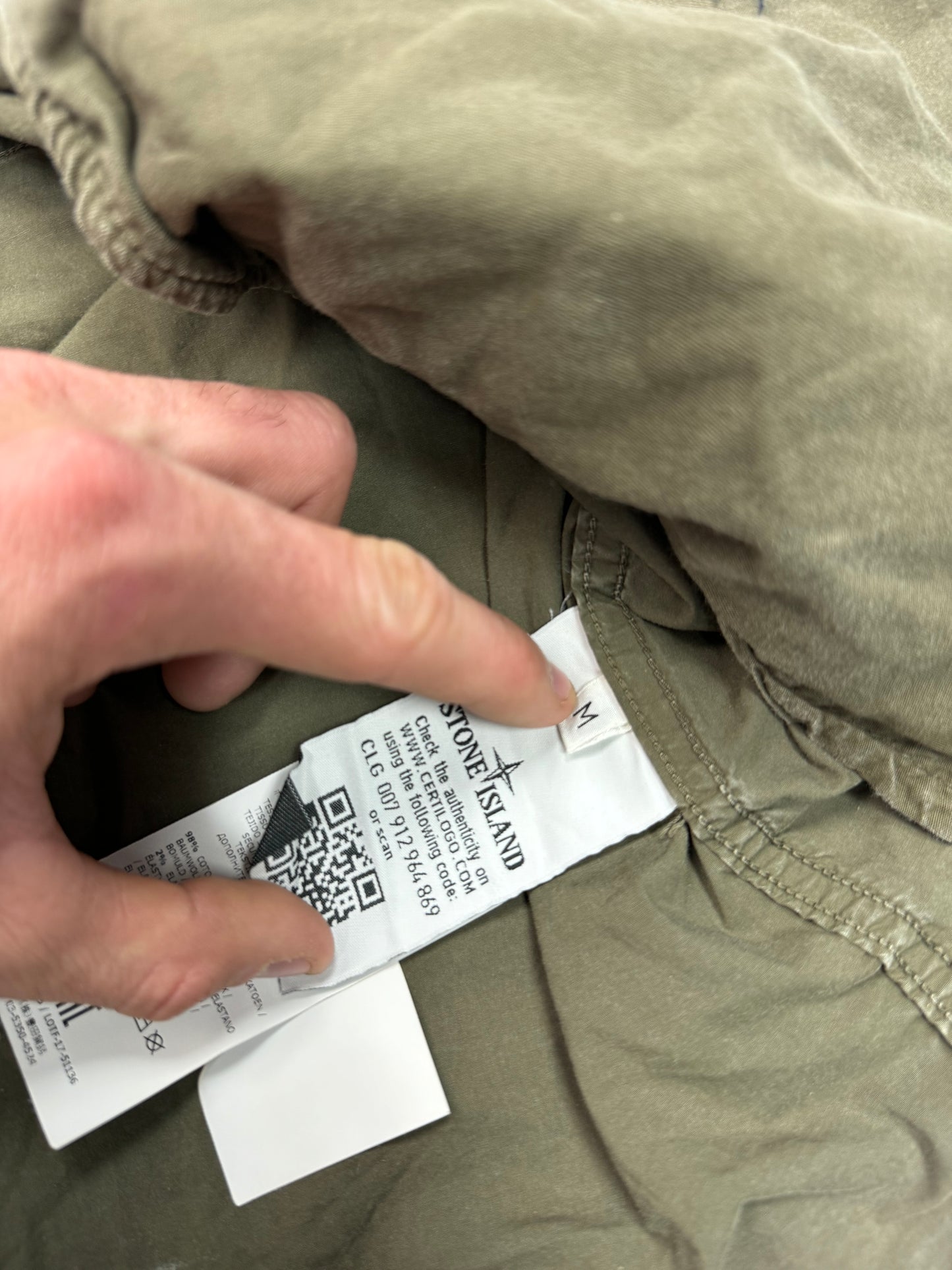 Stone island shadow project over shirt (M)