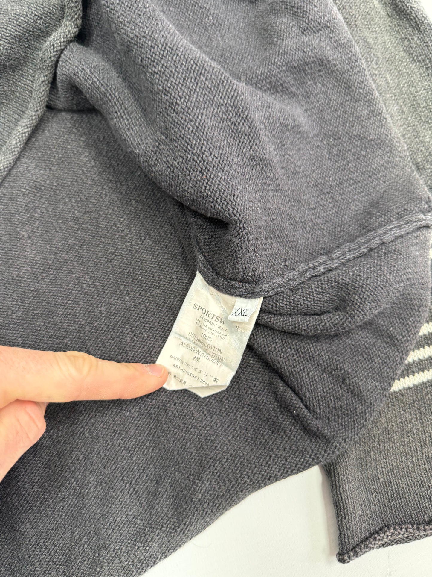 Stone island knit sweatshirt (XL)