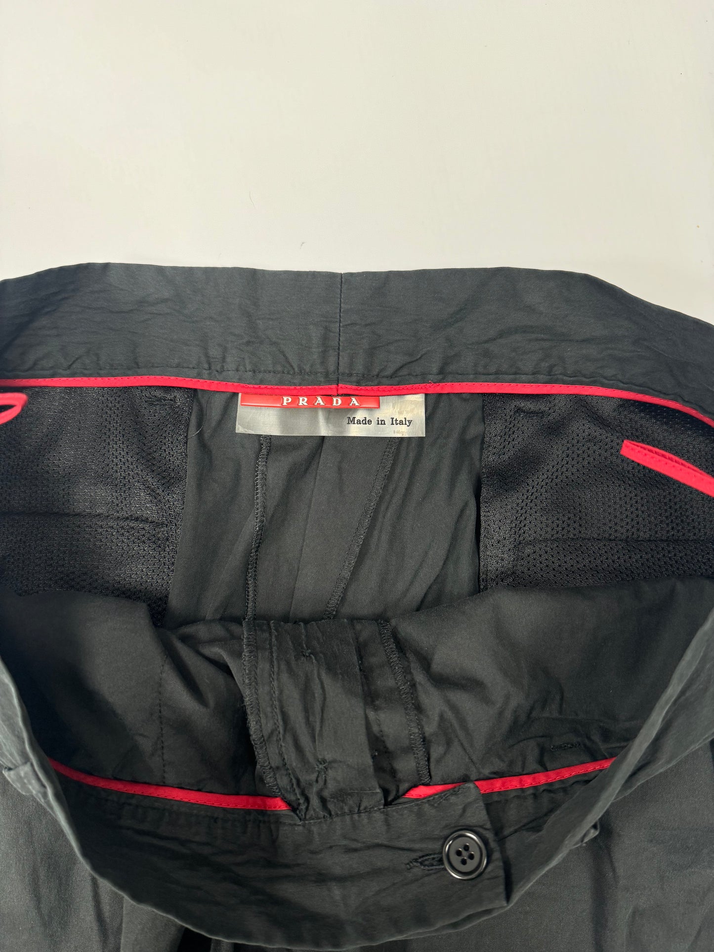 Prada sport cotton lightweight trouser (M)