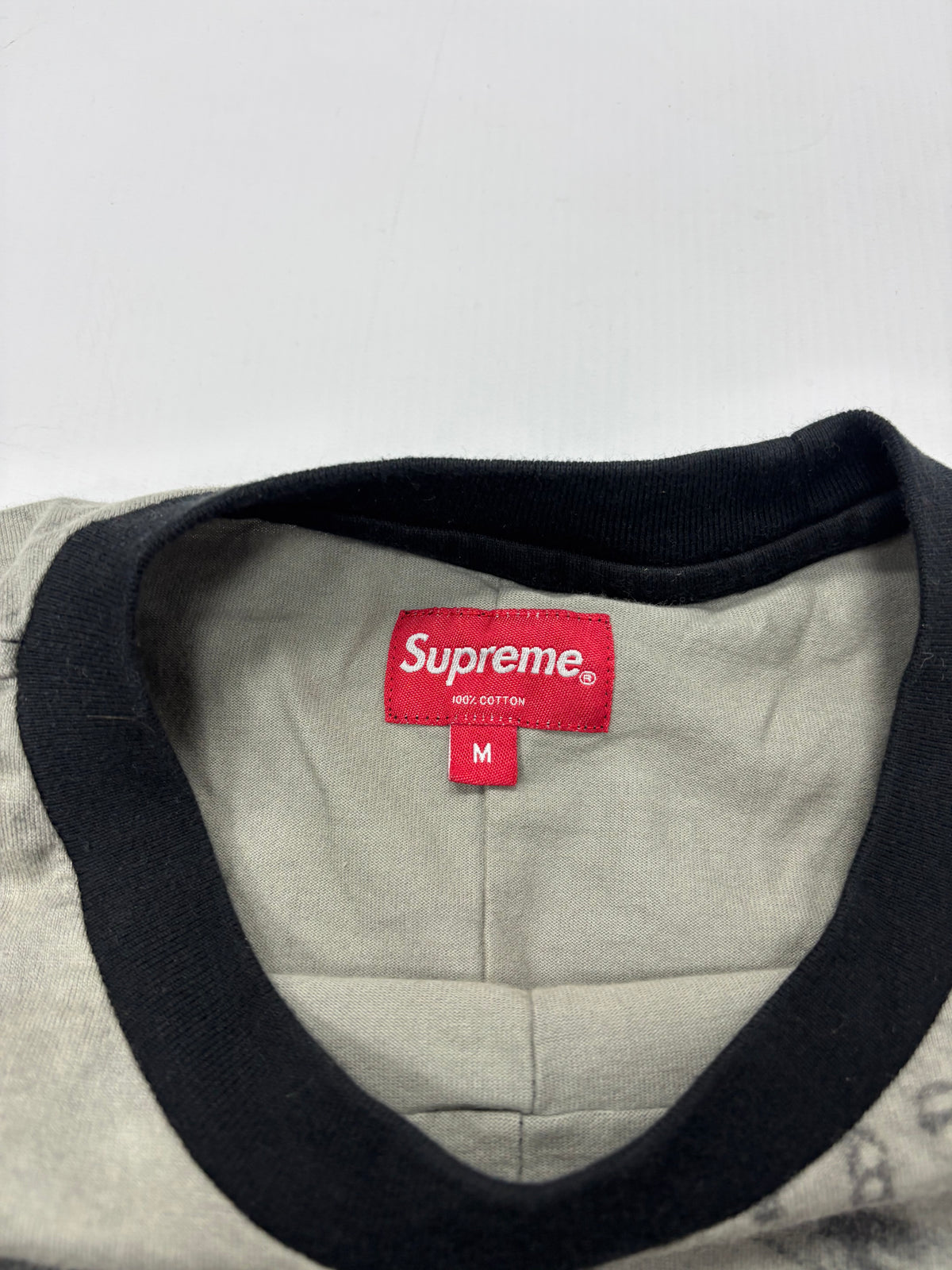 Supreme patchwork long sleeve top (M)