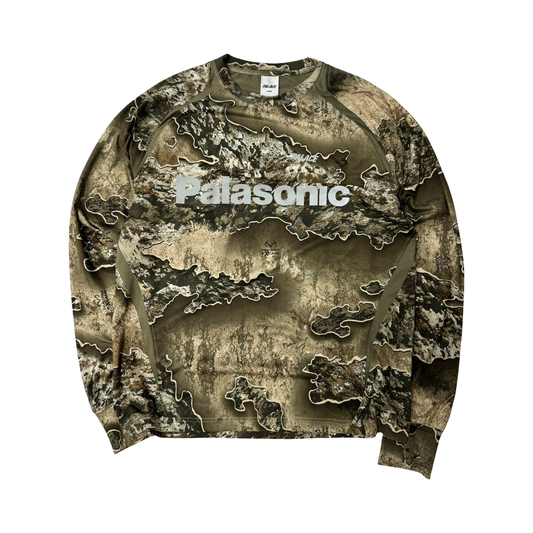 Palace real tree trail runner long sleeve top (L)