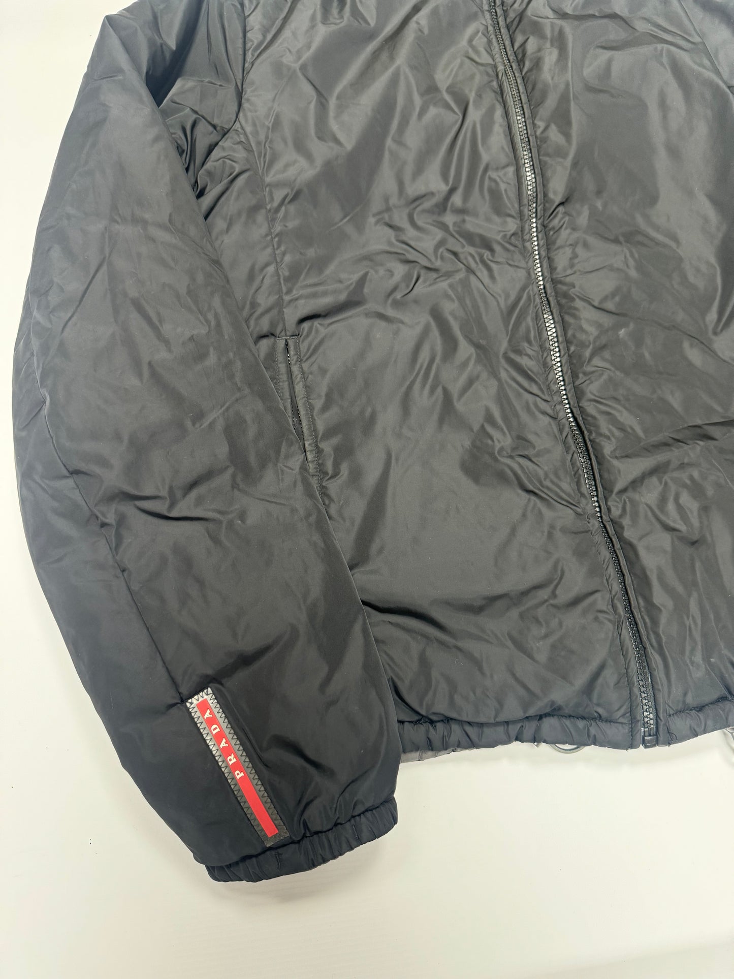 Prada sport nylon padded reversible jacket (L)
