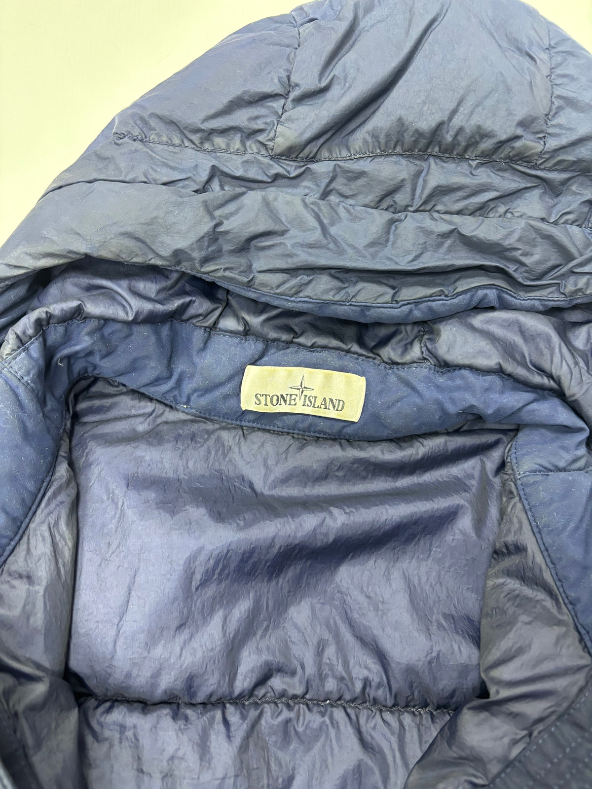 Stone island garment dyed down jacket (L)