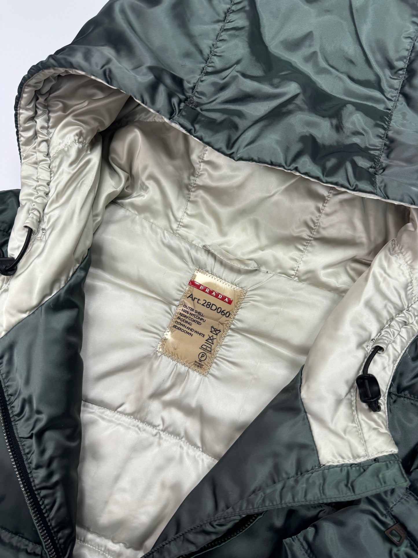 Prada Milano down puffer jacket (M)