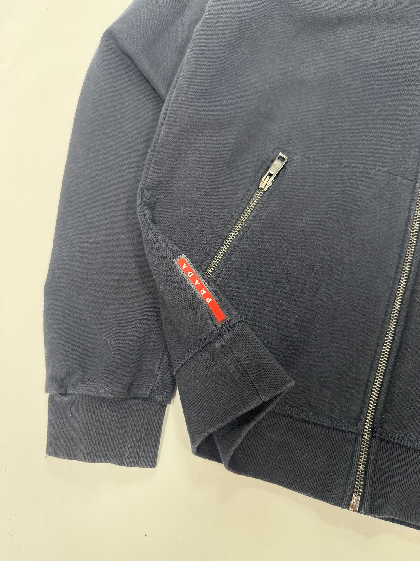 Prada sport zip up hoodie (S)