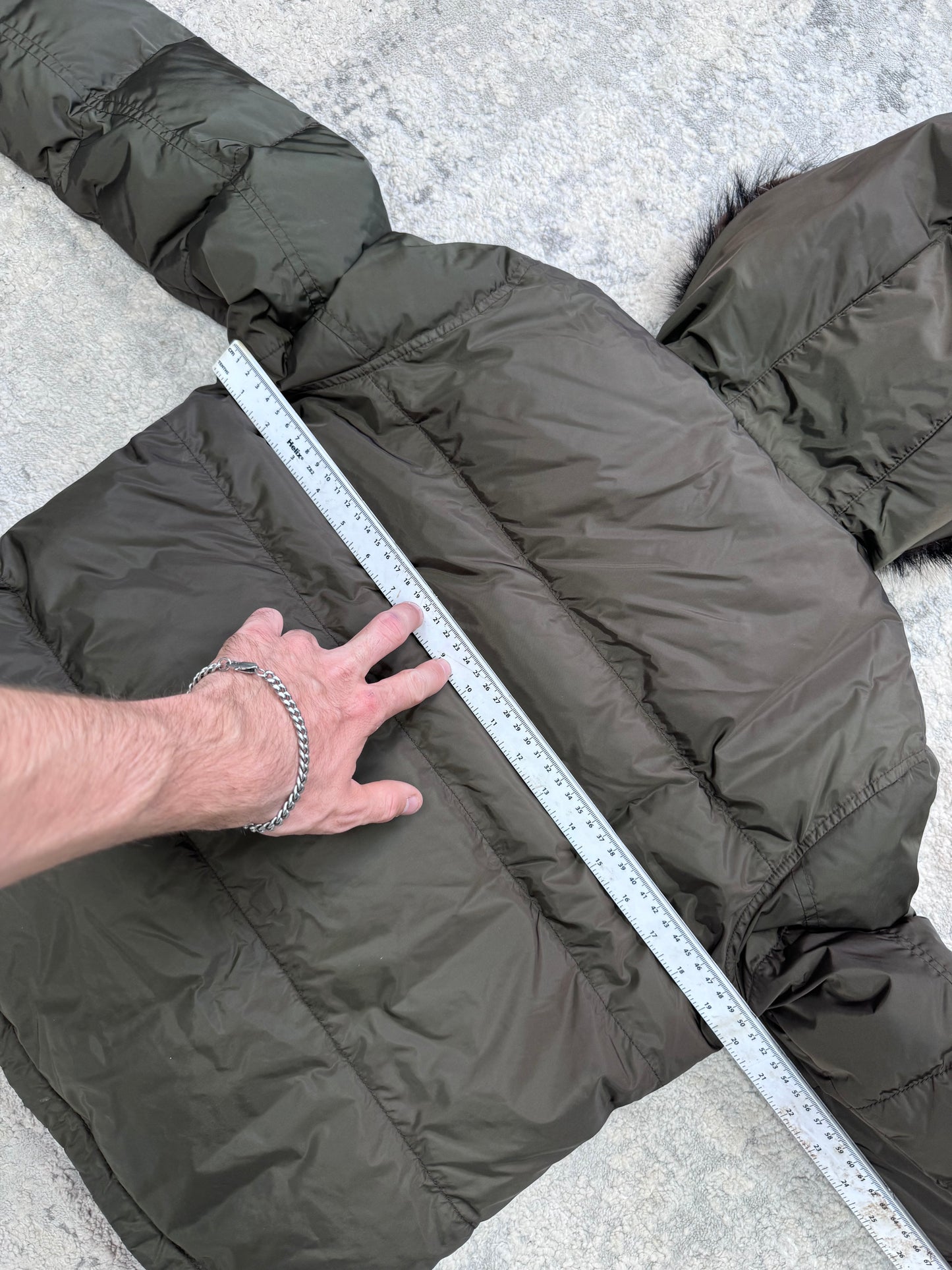 Prada sport fur hood jacket (S)