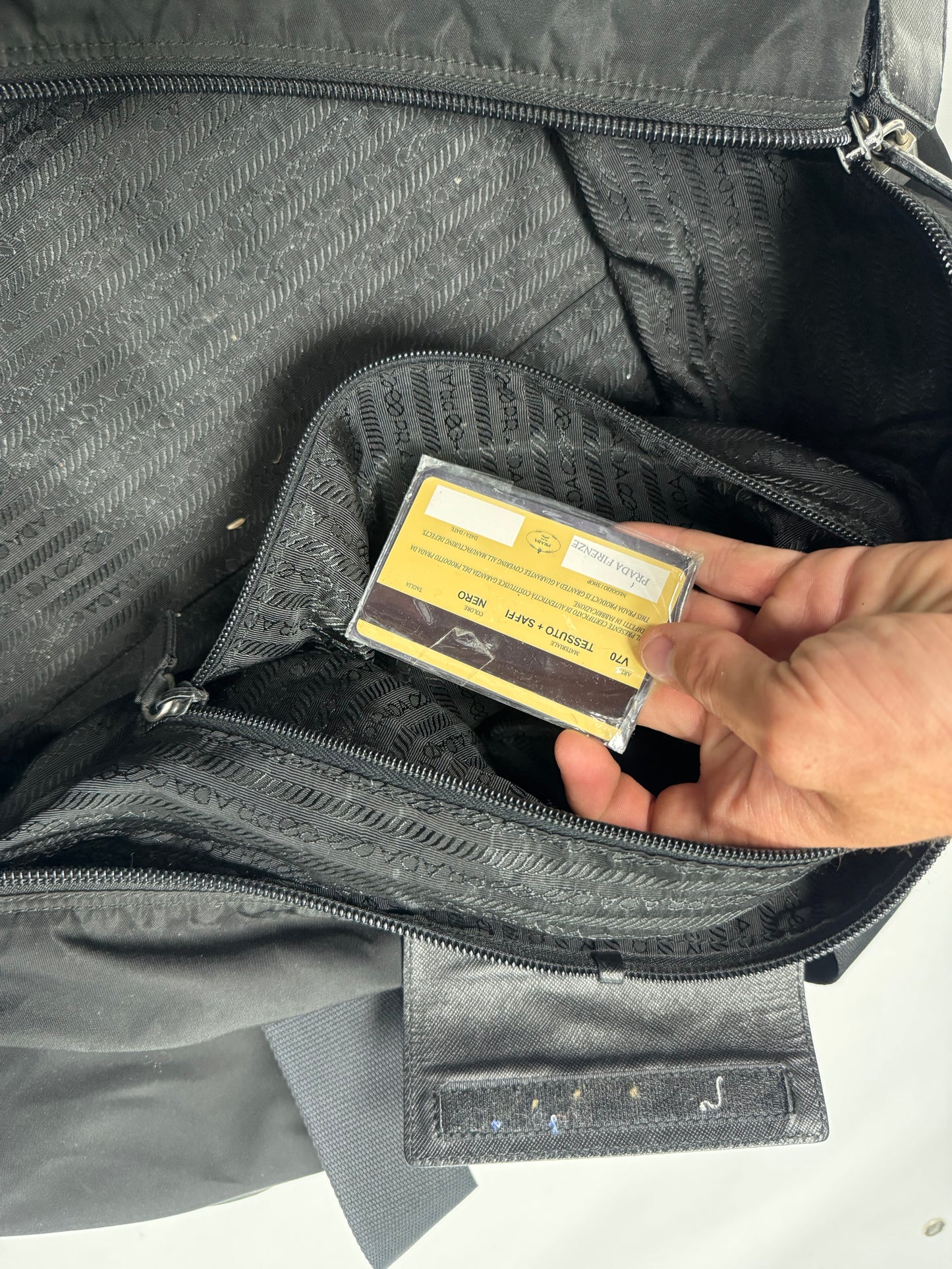 Prada Milano nylon duffle bag (L)
