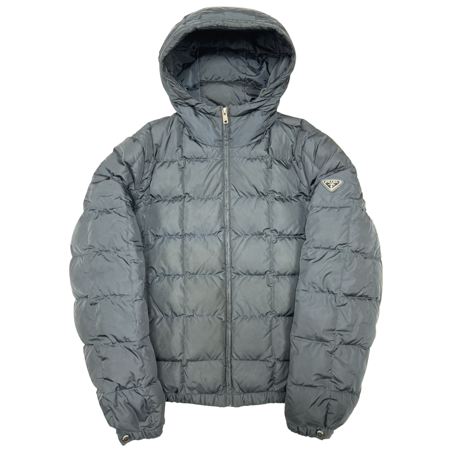 Prada Milano nylon square panel down jacket (L)