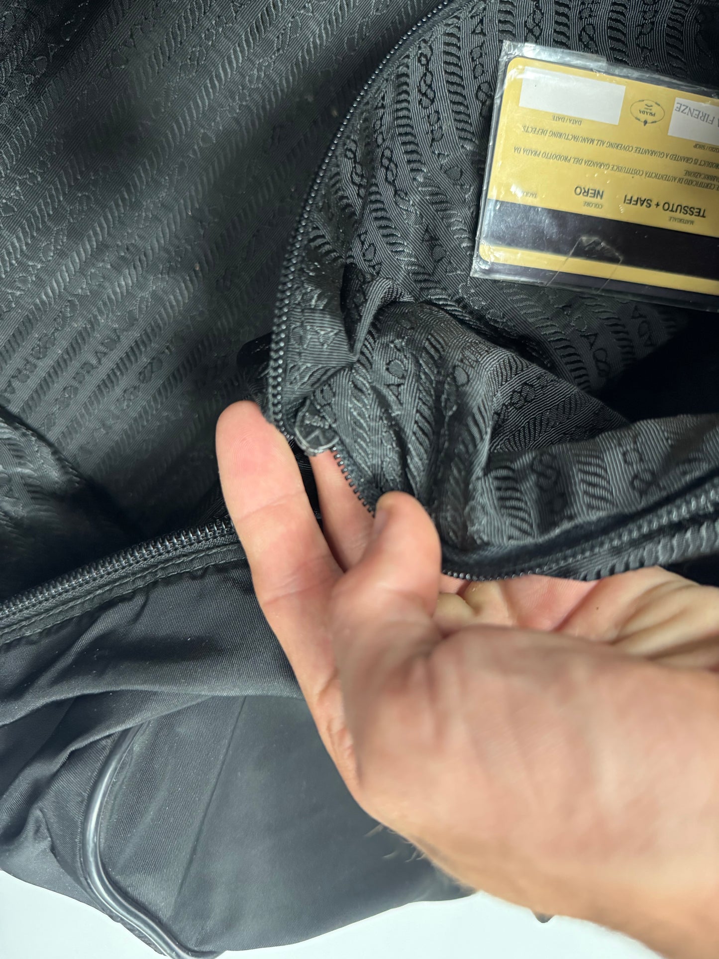 Prada Milano nylon duffle bag (L)