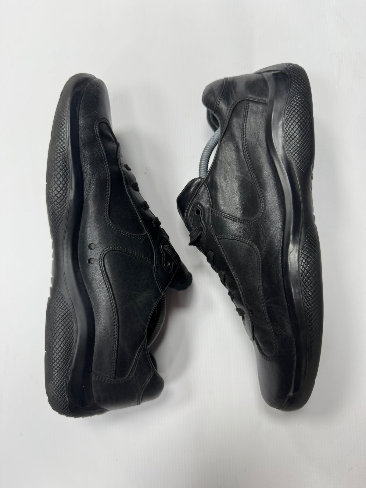 Prada America cup black leather (11.5)