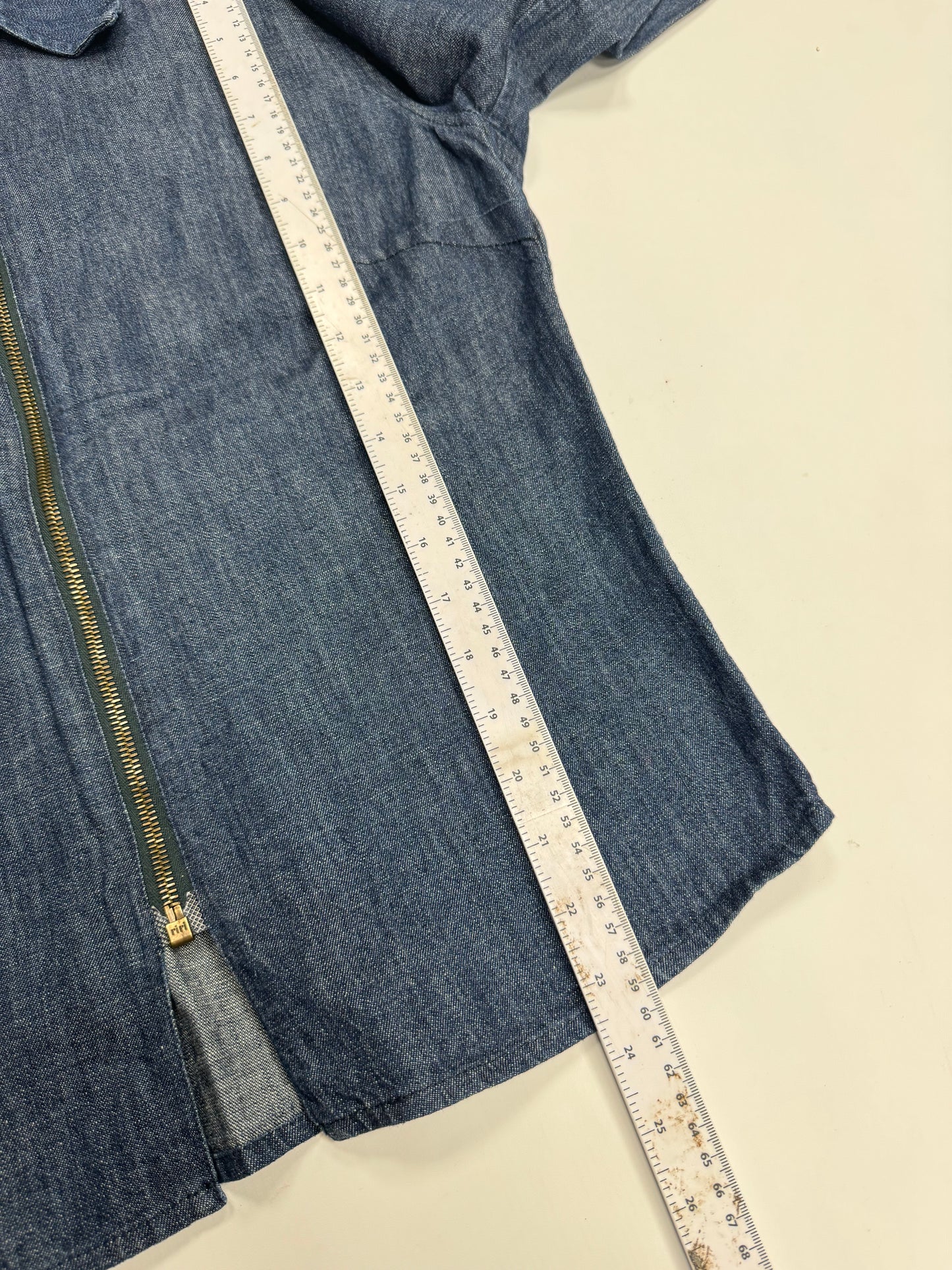 Prada sport denim zip up jacket (M)