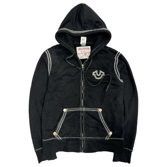 True religion big stitch hoodie (S)