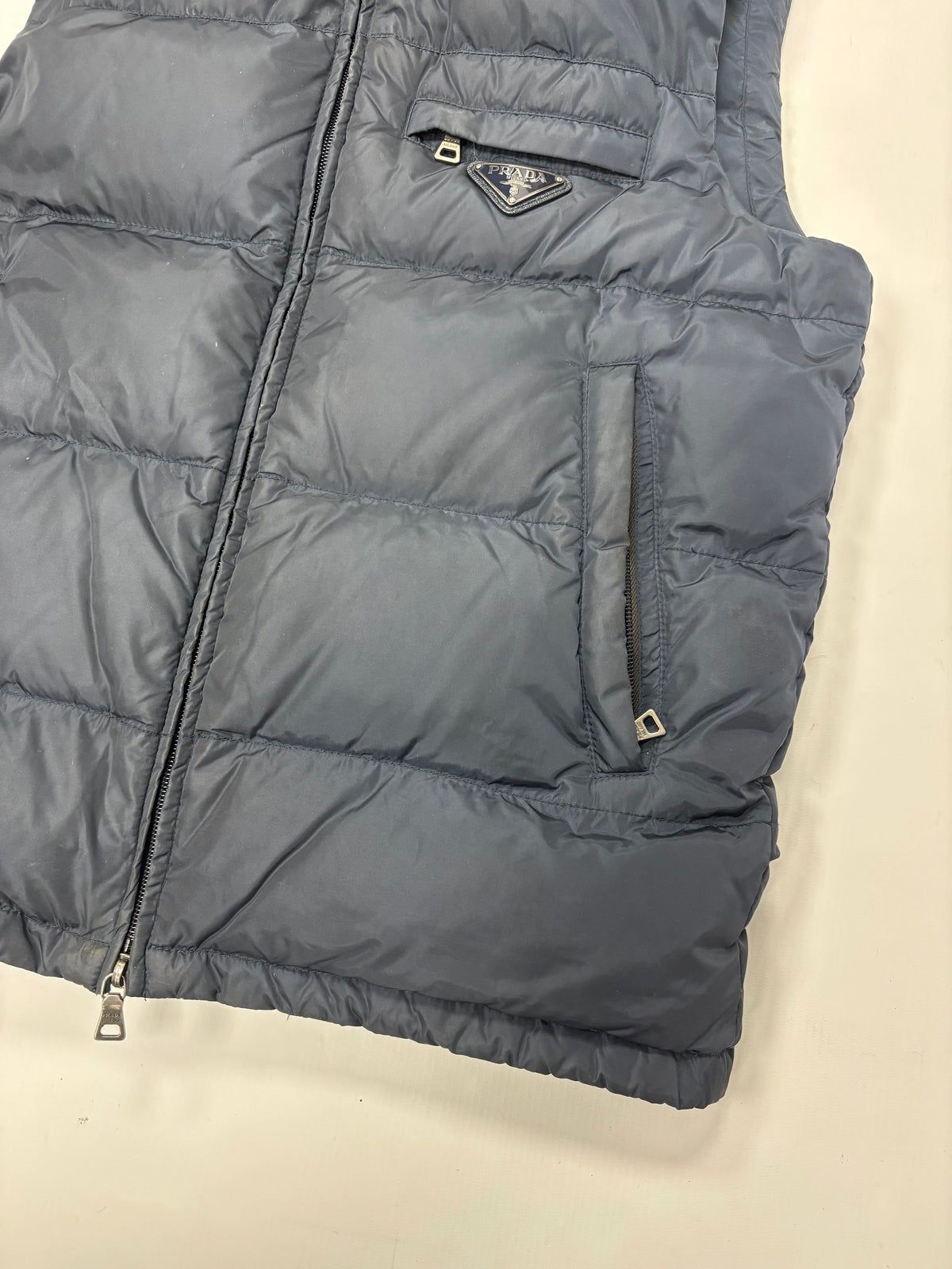 Prada Milano nylon down gilet (S)