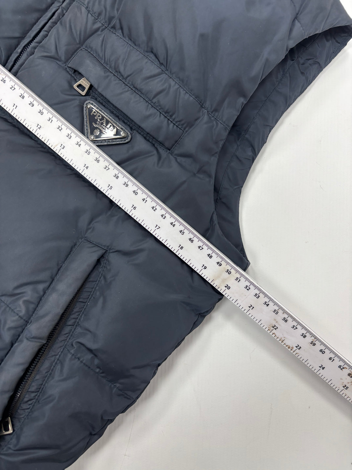 Prada Milano nylon down gilet (S)