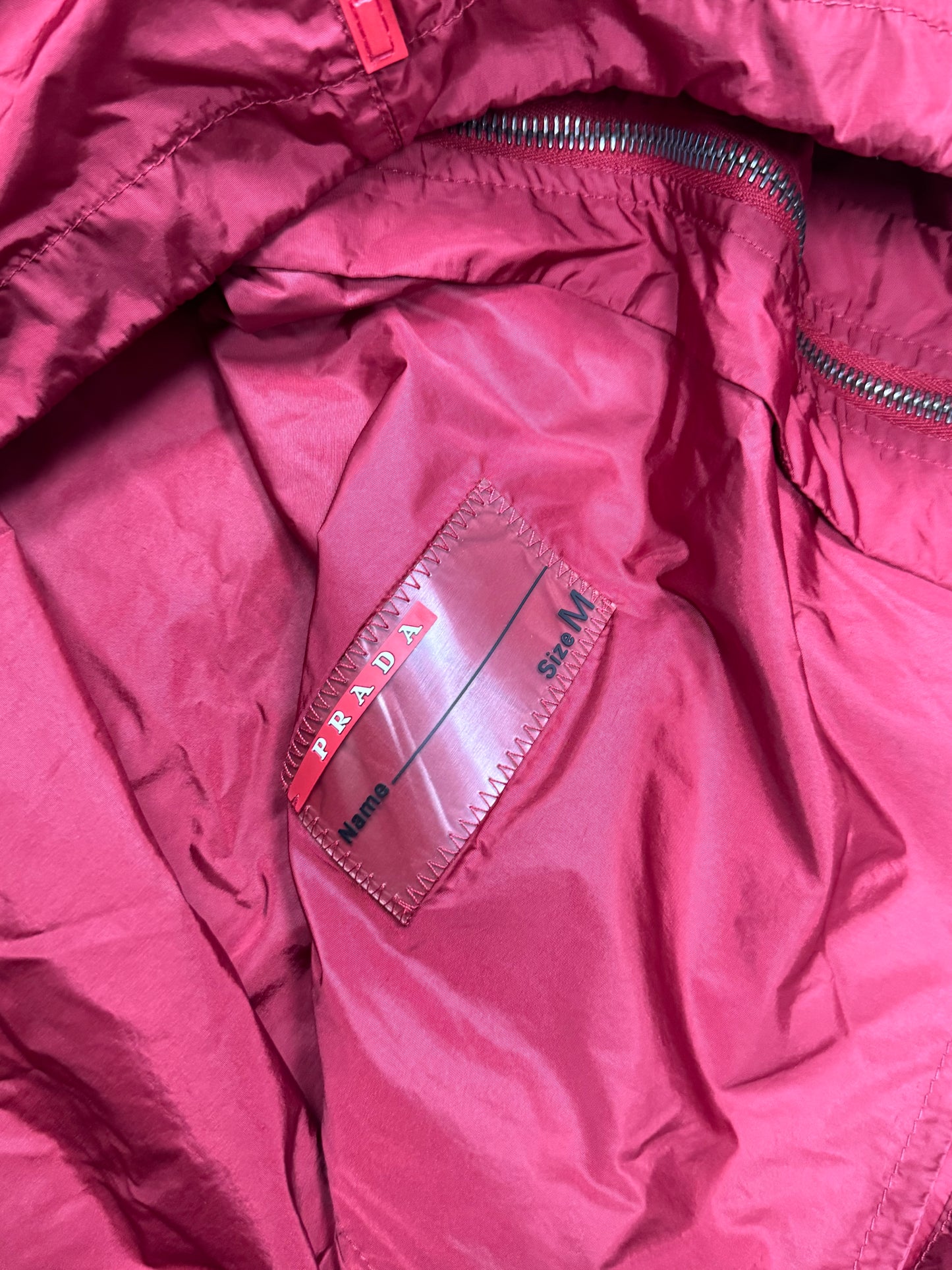 Prada sport nylon windbreaker (M)