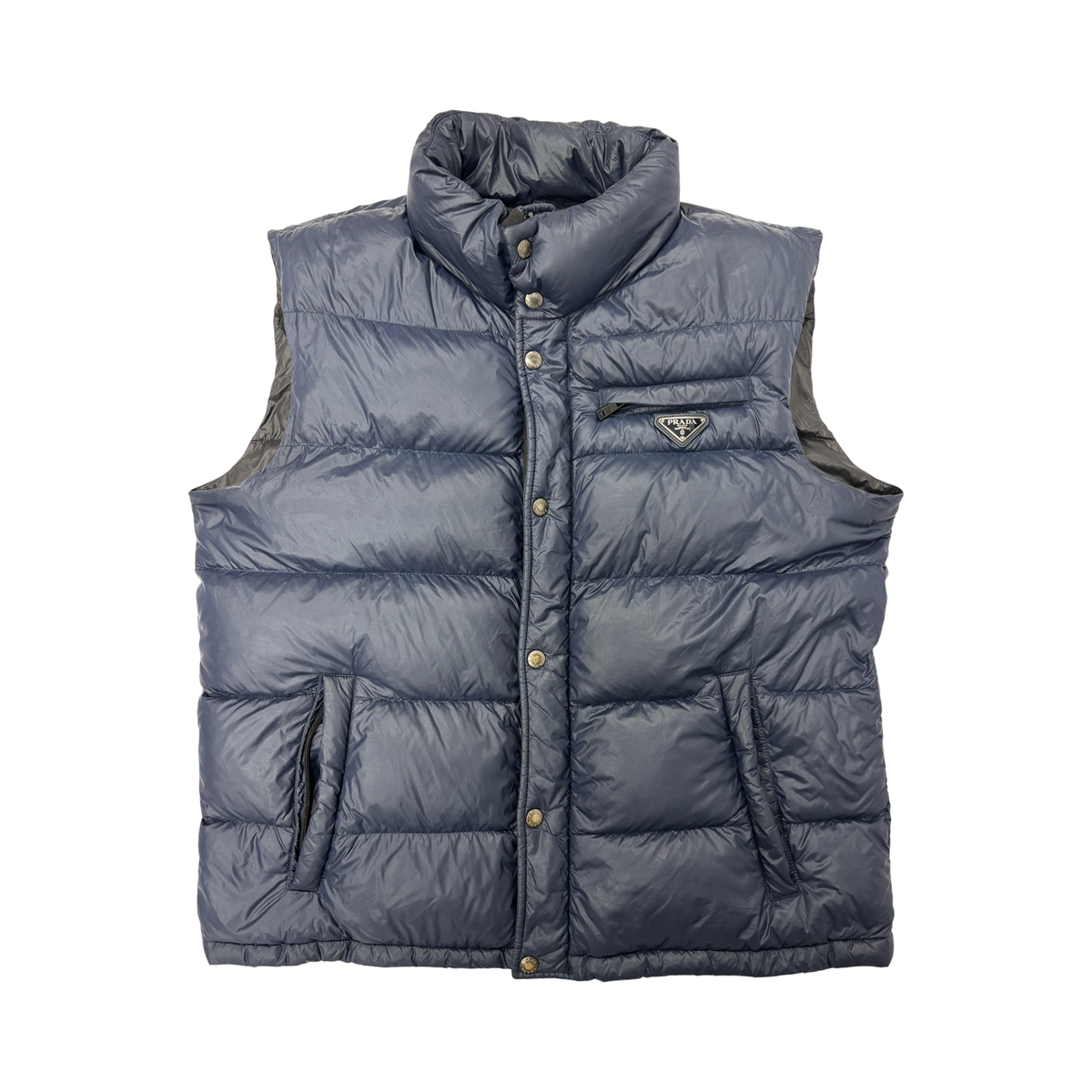 Prada Milano nylon down gilet (XL)