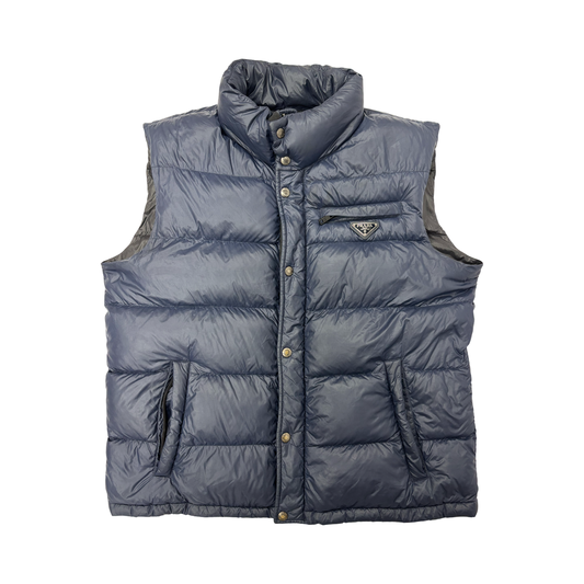 Prada Milano nylon down gilet (XL)
