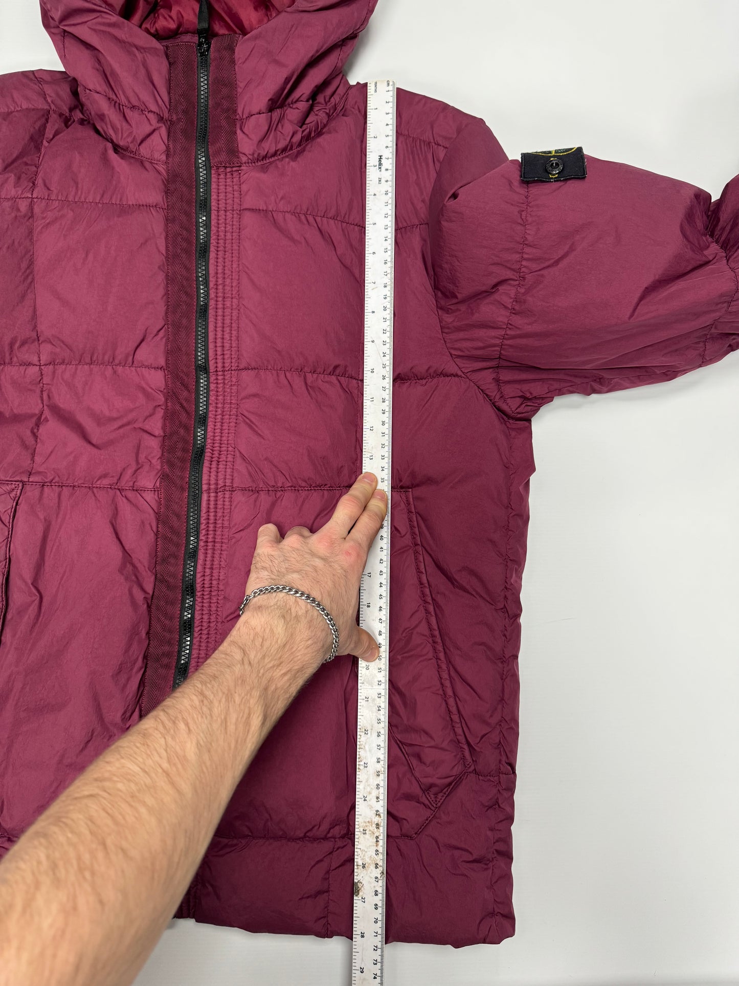 Stone island garment dyed down jacket (XL)