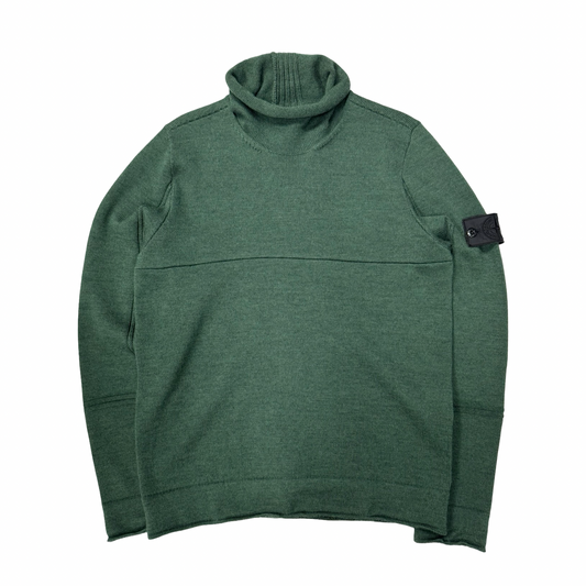 Stone island shadow project roll neck knit sweatshirt (L)