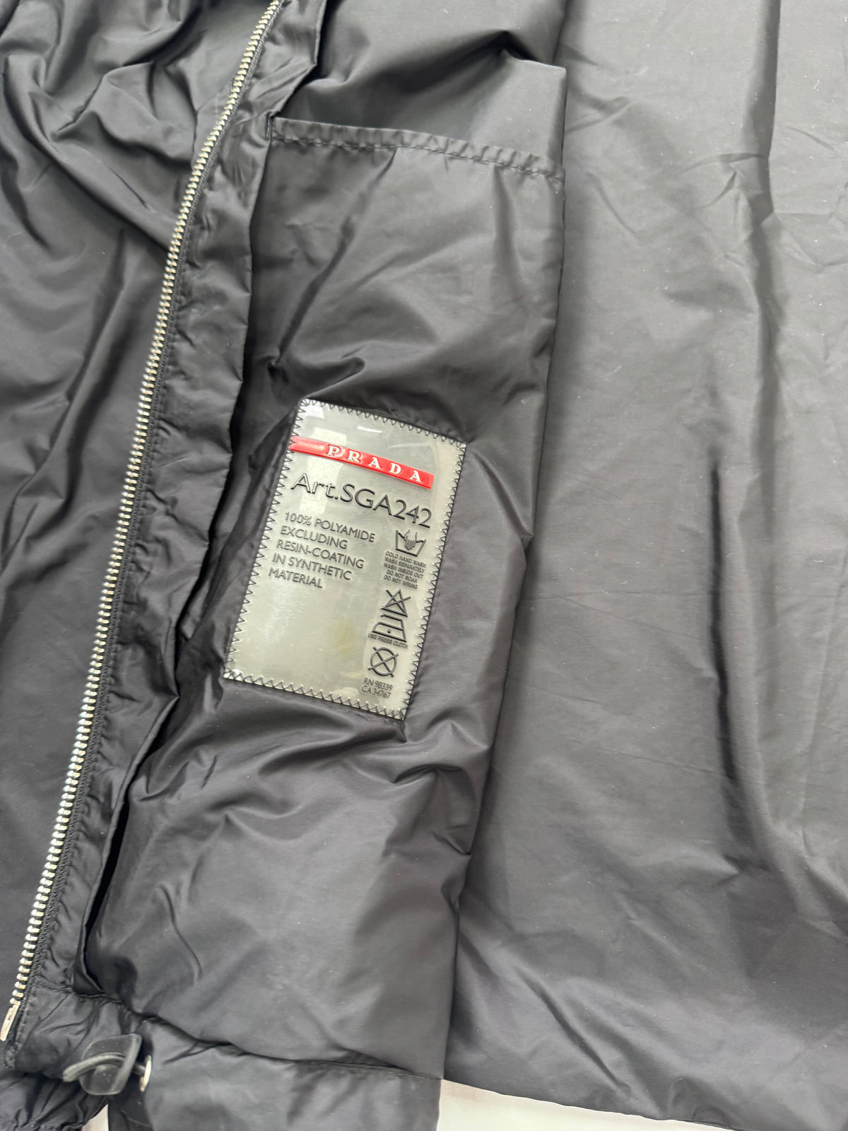 Prada Milano nylon windbreaker (L)