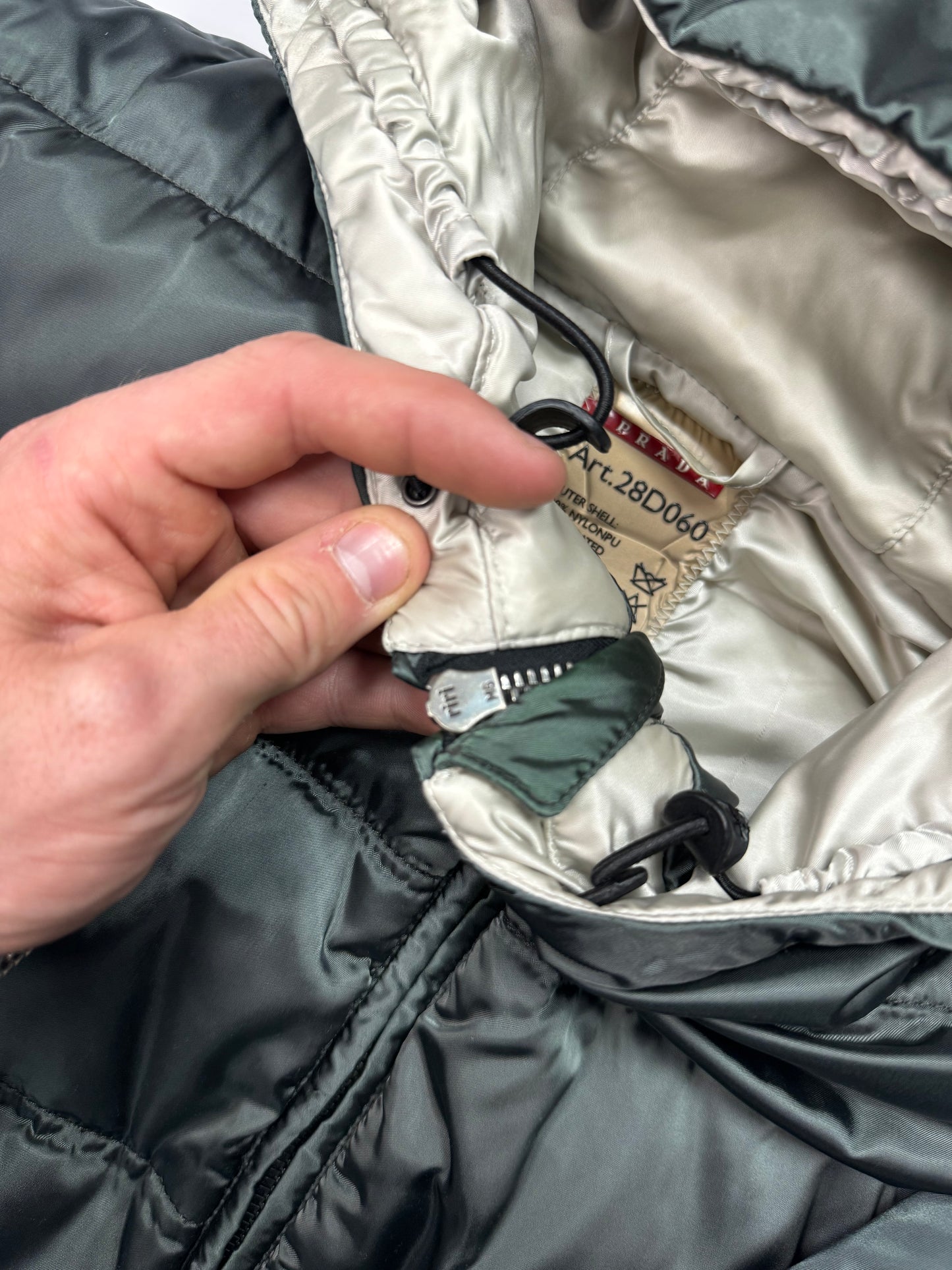 Prada Milano down puffer jacket (M)