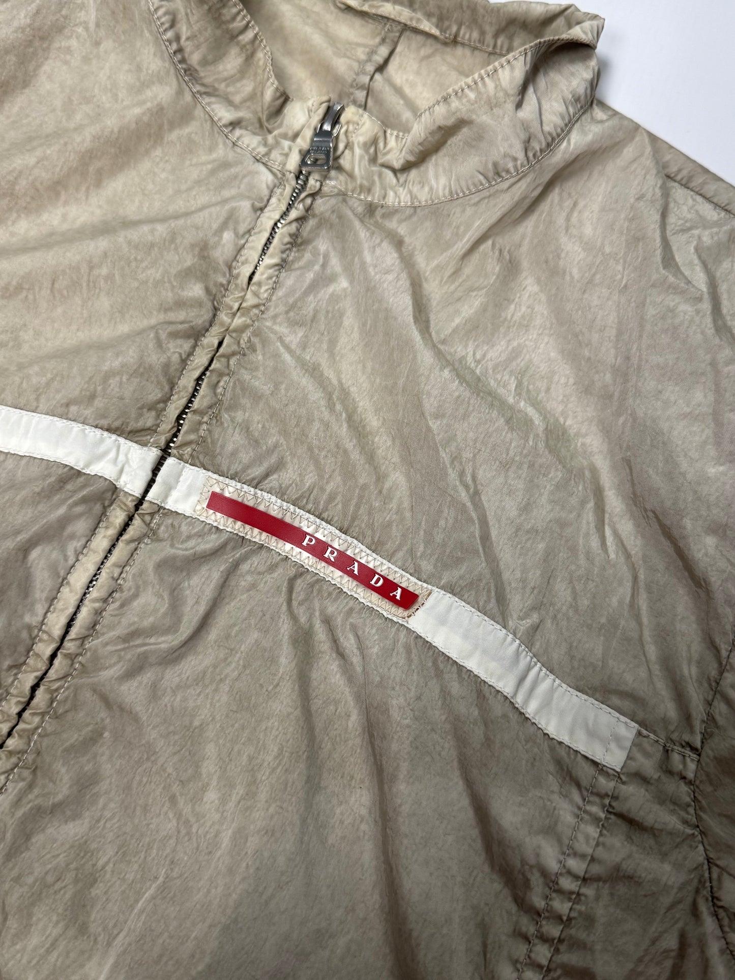 Prada sport nylon zip up jacket (M)