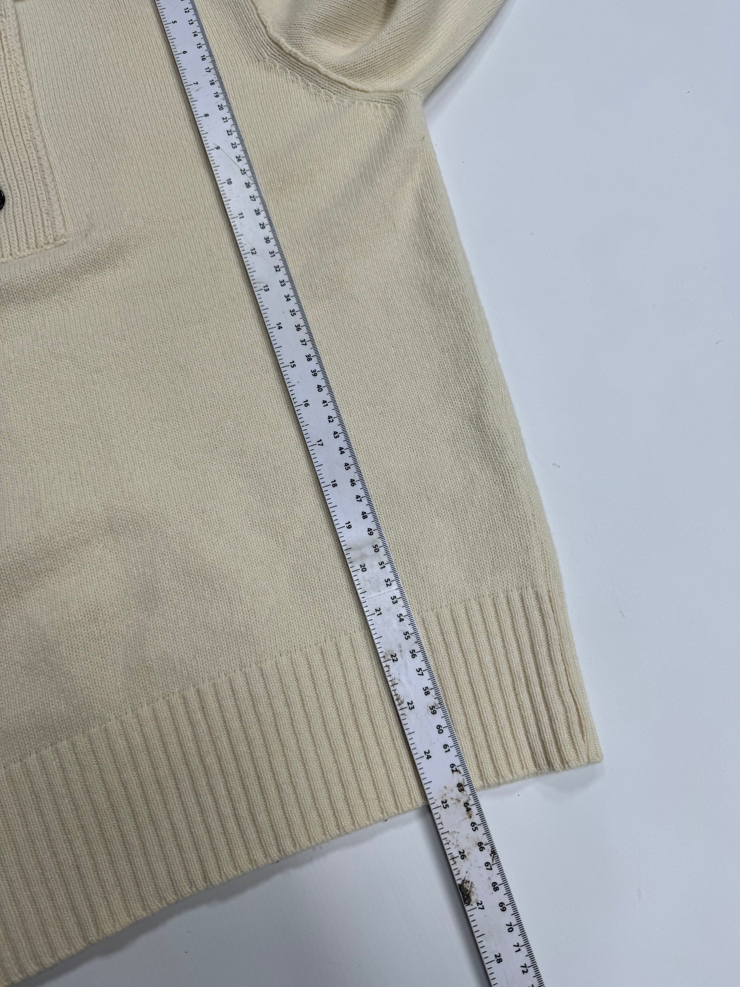 Stone island A/W 2010 quarter zip knit sweatshirt (M)
