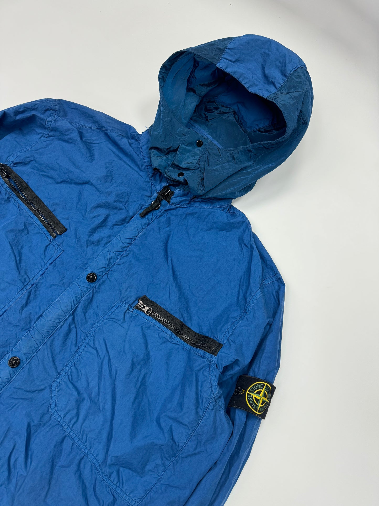 Stone island nylon hood jacket (XXL)