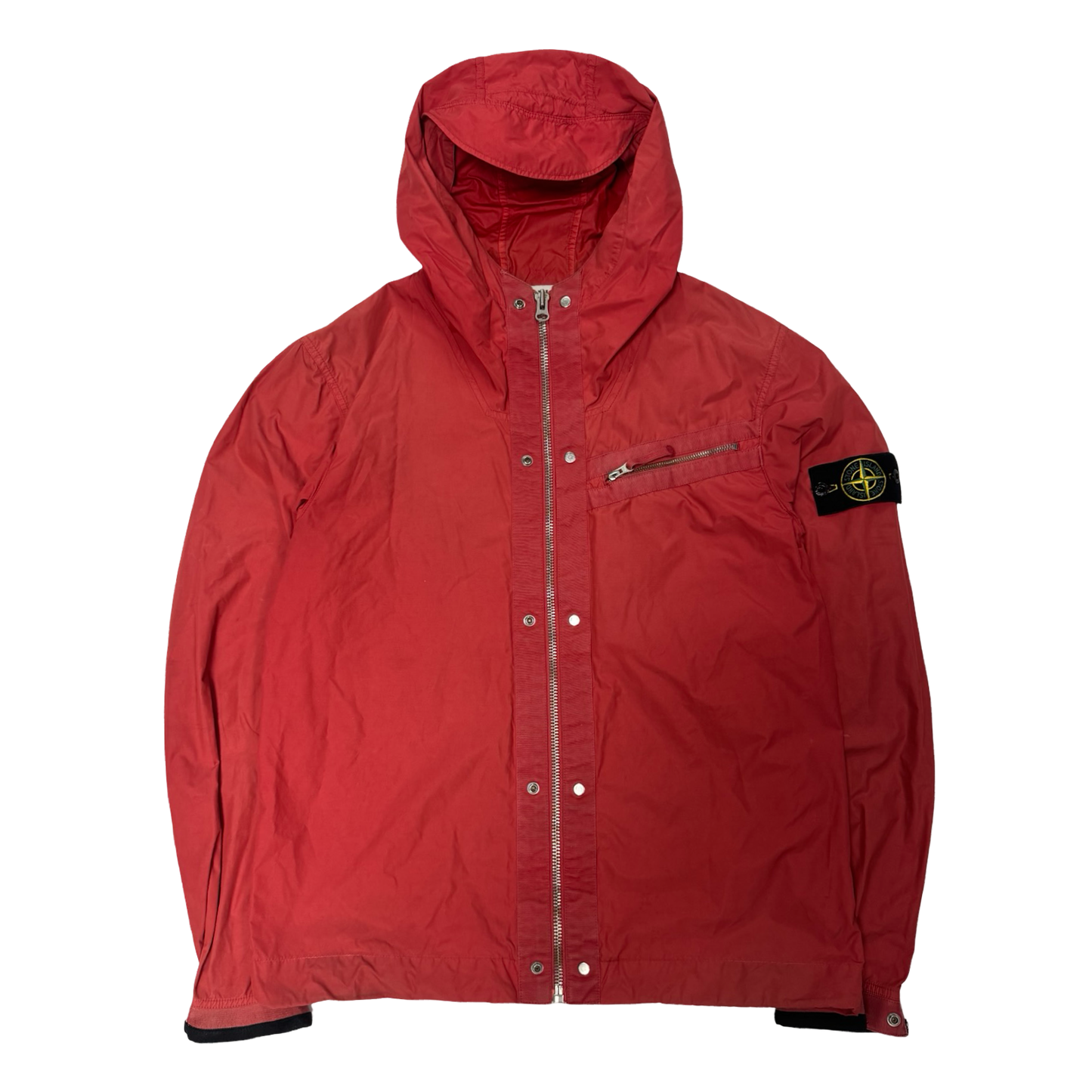 Stone island S/S 2009 spalmatura nylon hooded jacket (L)