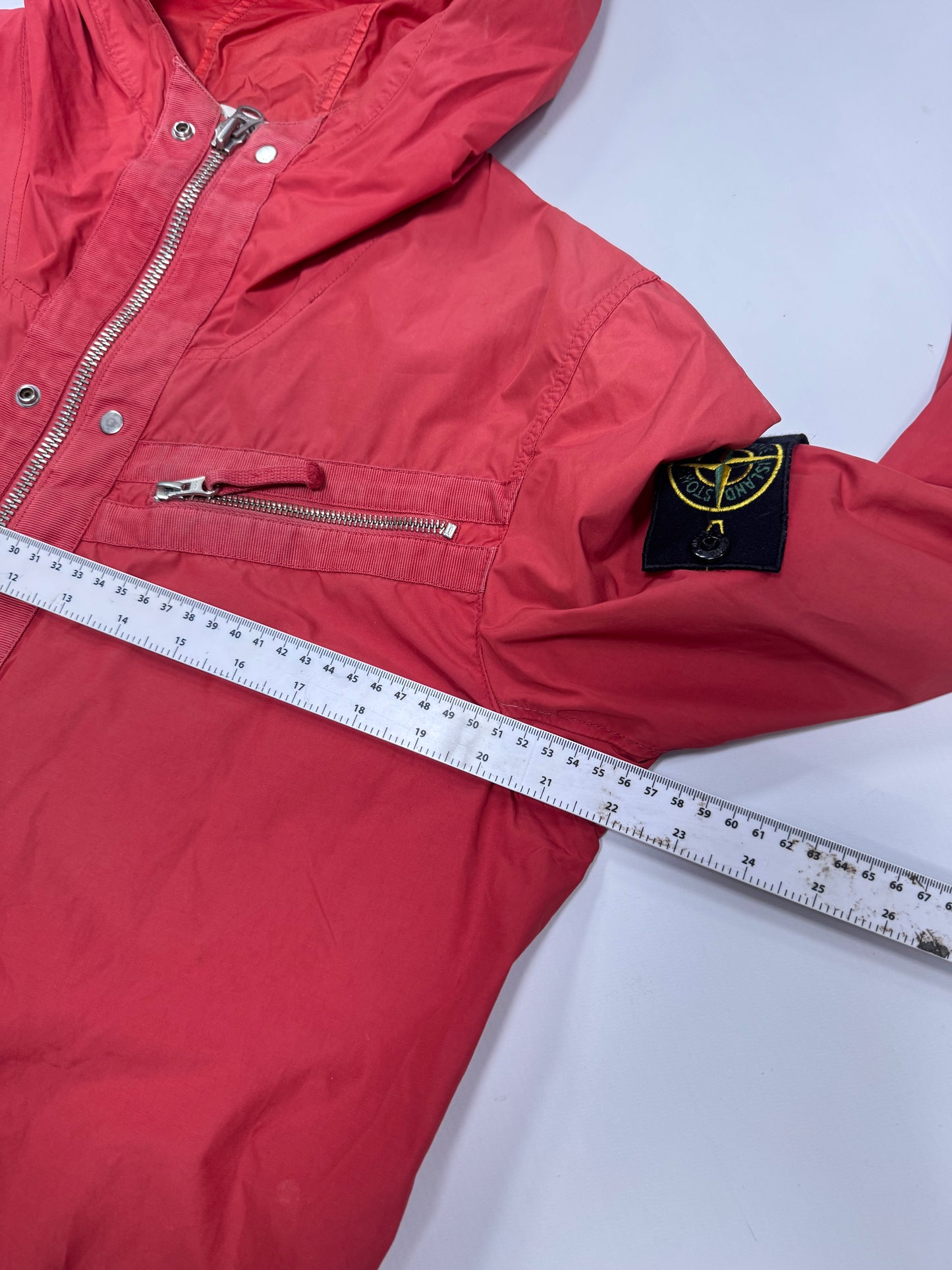 Stone island S/S 2009 spalmatura nylon hooded jacket (L)