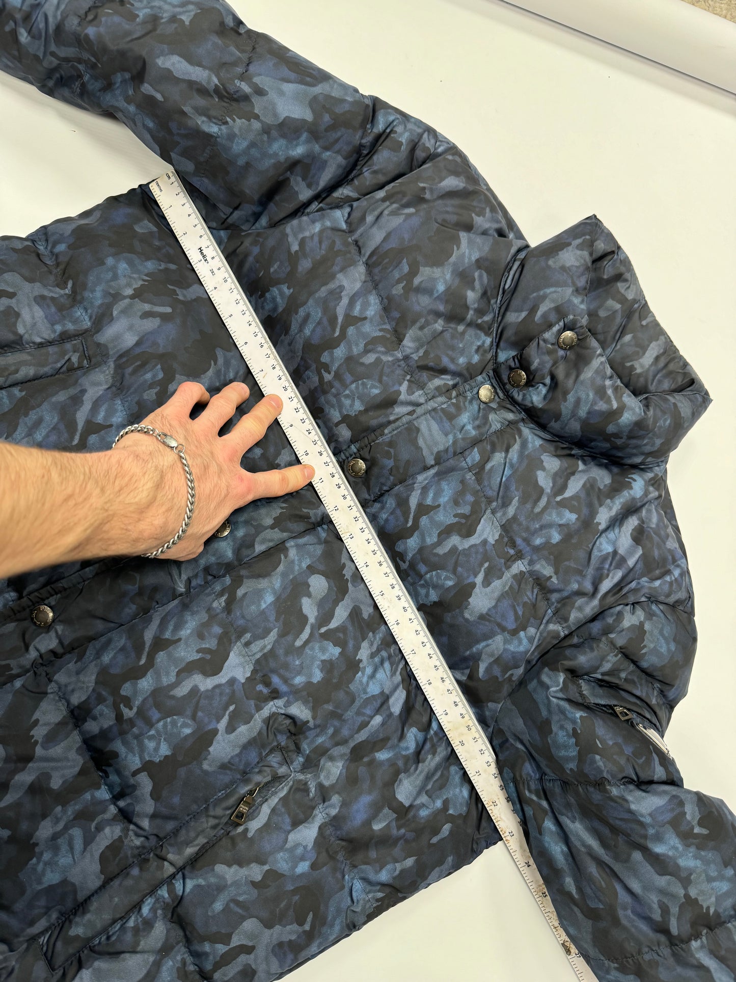 Prada Milano camo down puffer jacket (L)