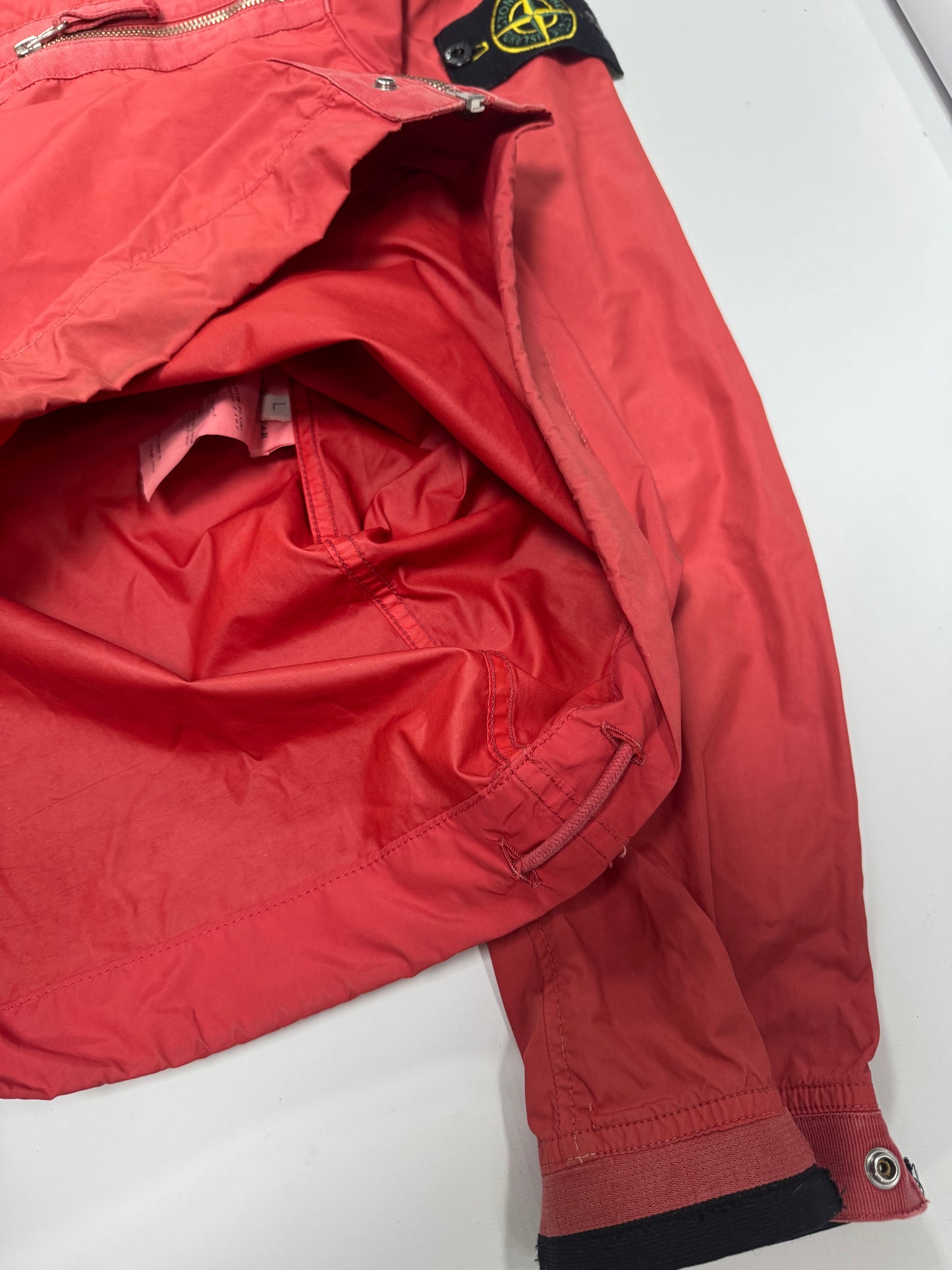 Stone island S/S 2009 spalmatura nylon hooded jacket (L)