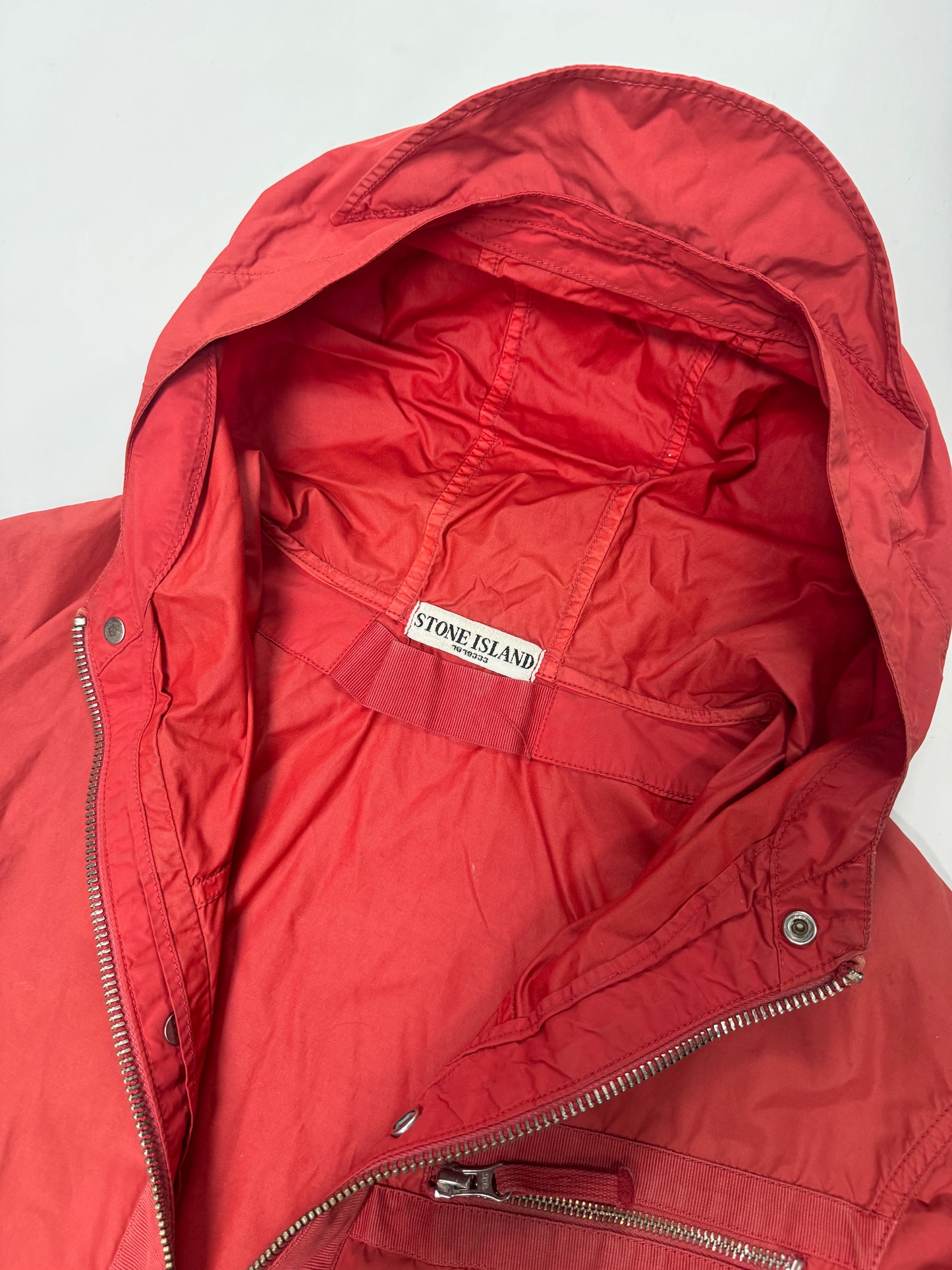 Stone island S/S 2009 spalmatura nylon hooded jacket (L)