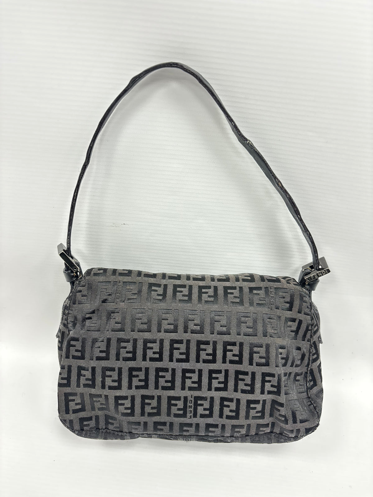 Fendi Zucca mini FF baguette shoulder bag