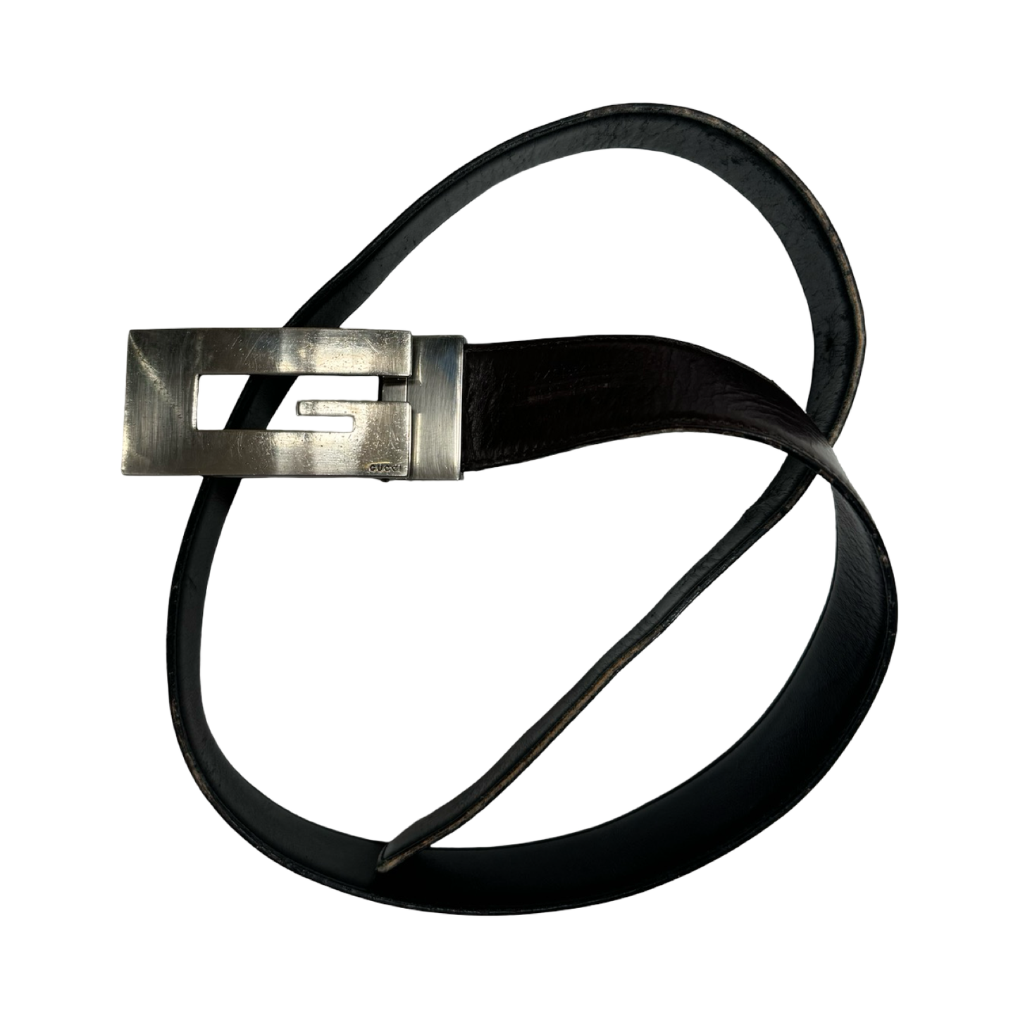 Gucci G buckle belt (S)