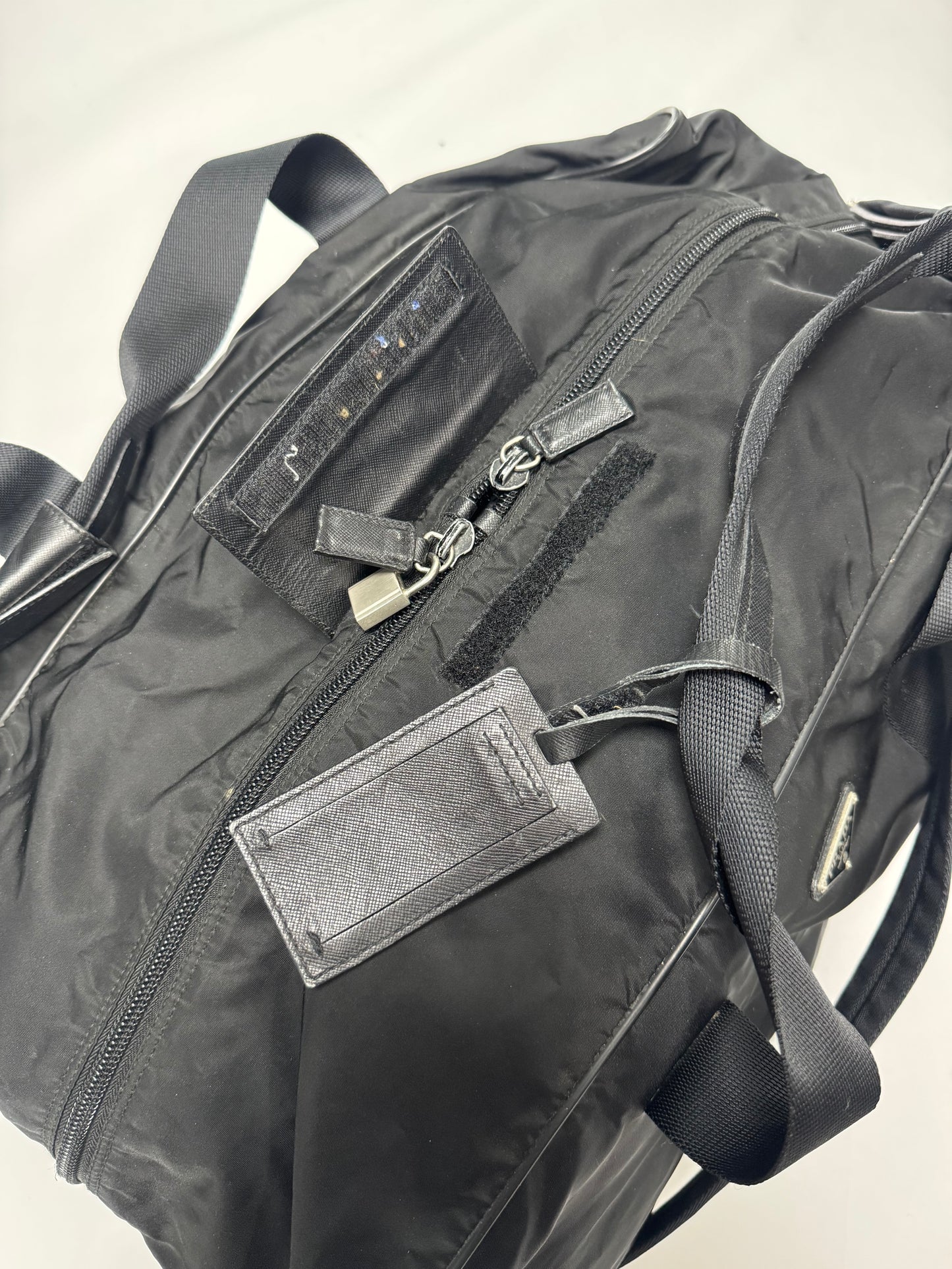 Prada Milano nylon duffle bag (L)