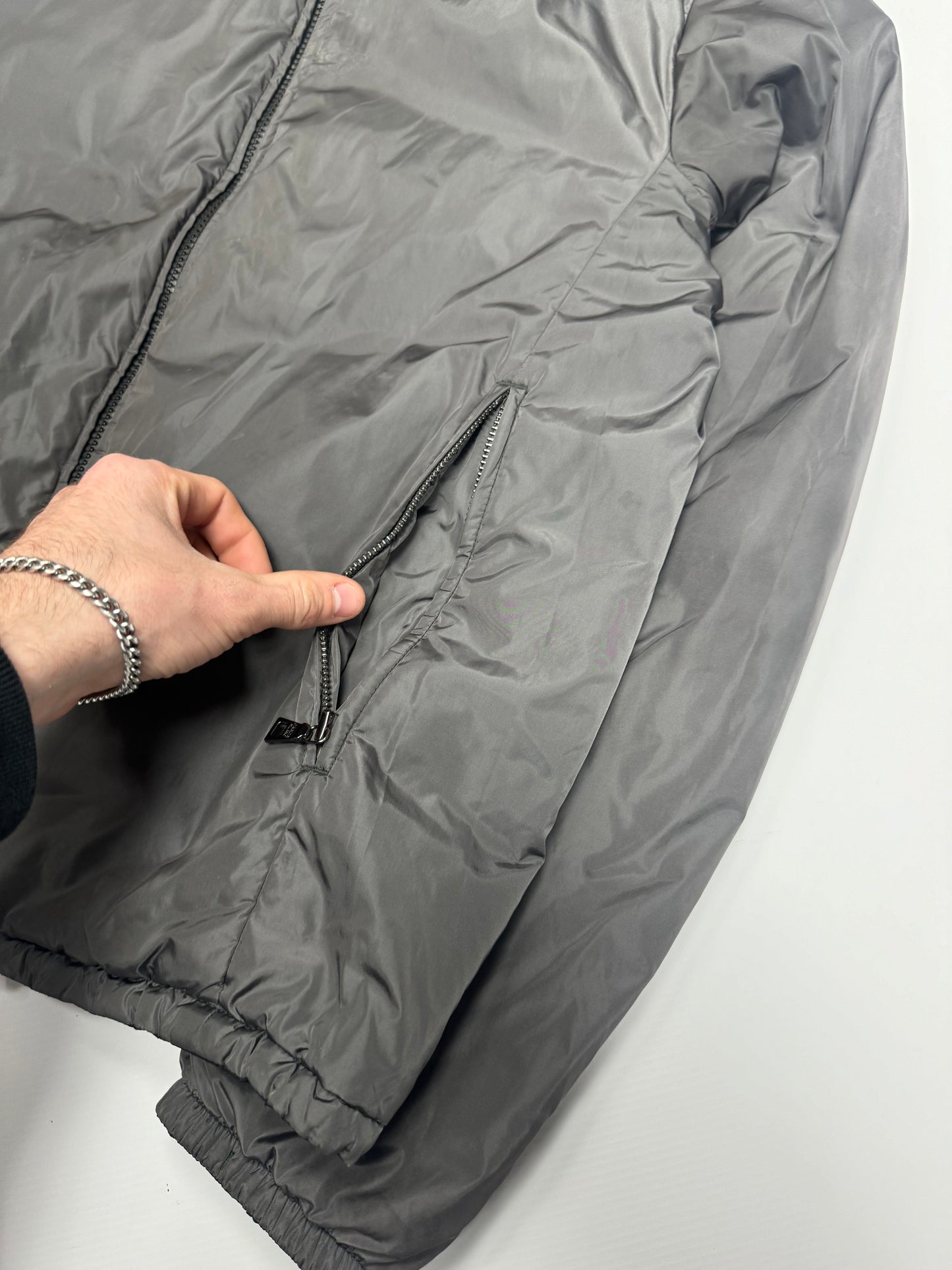 Prada sport nylon padded reversible jacket (L)