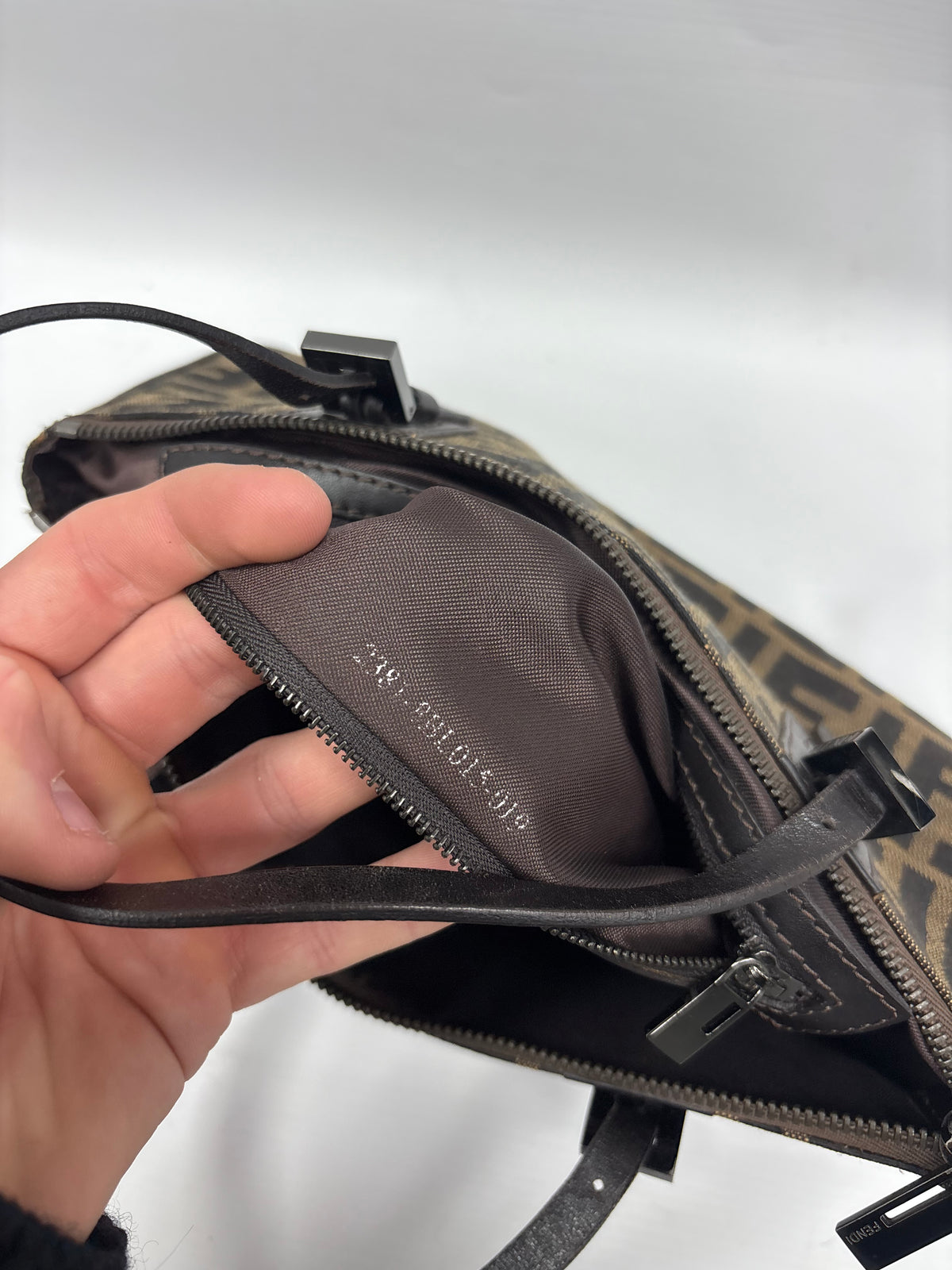 Fendi Zucca Baguette shoulder bag