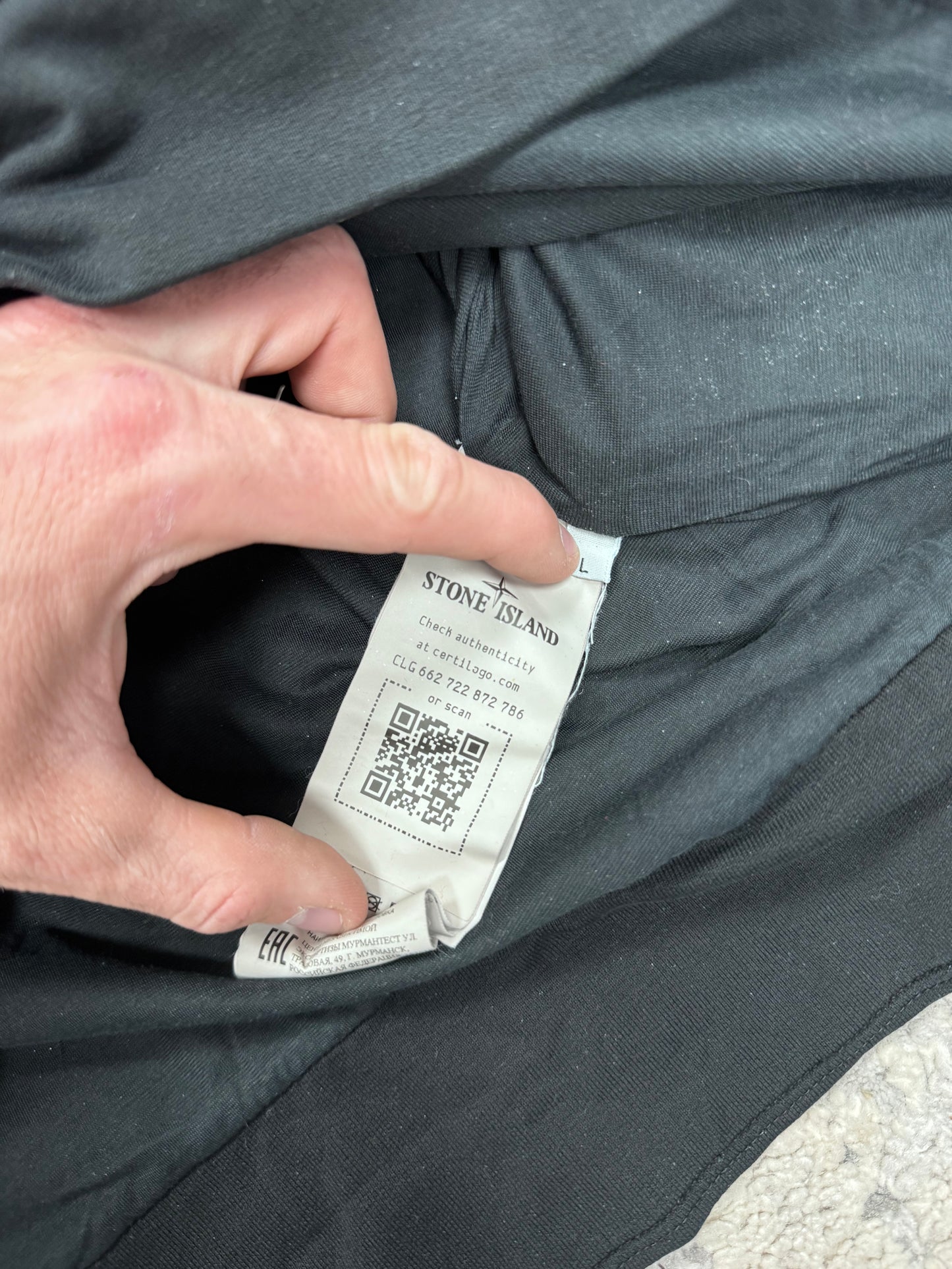 Stone island shadow project quarter zip jumper (L)