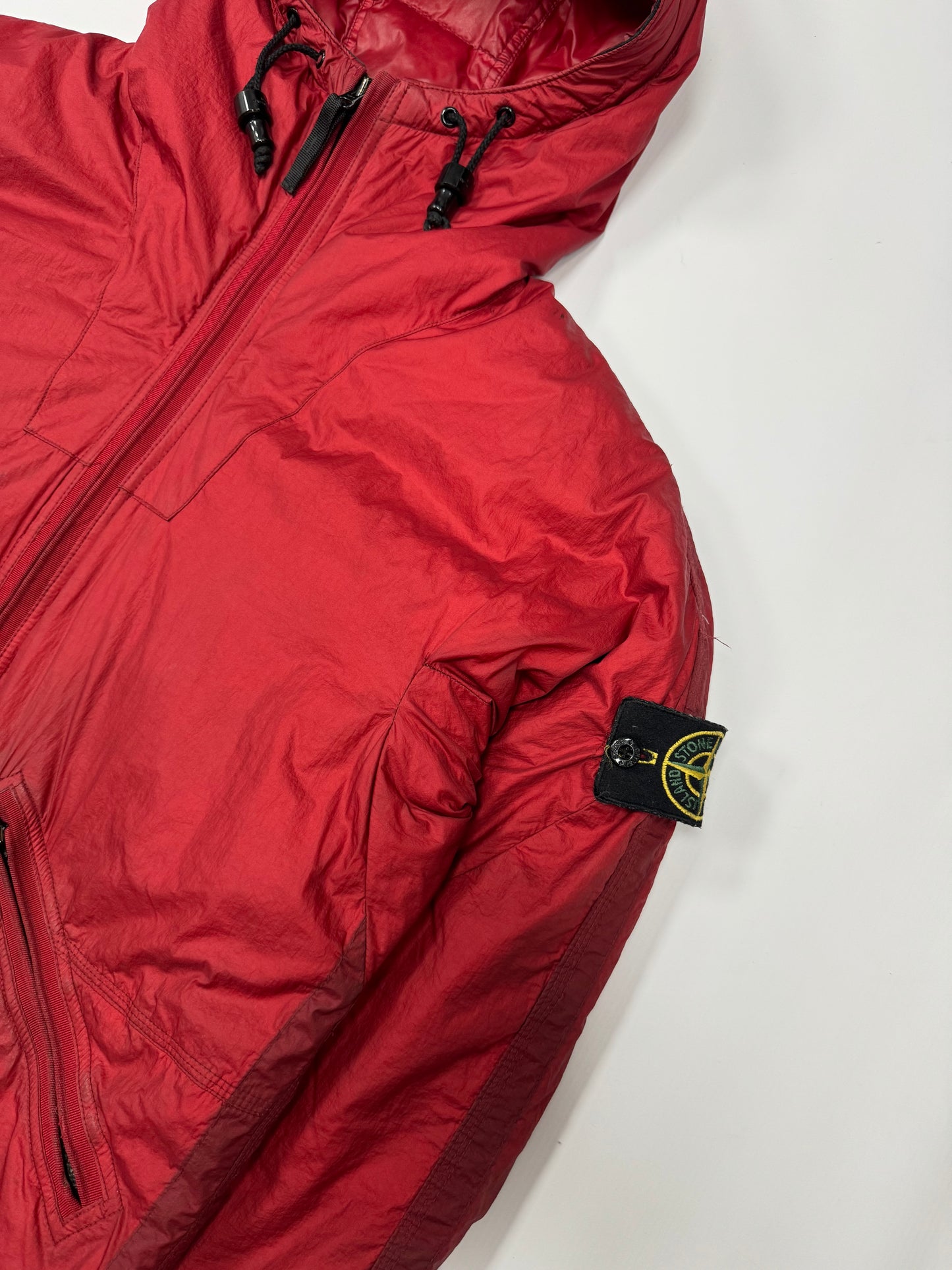 Stone island goose down jacket (M)